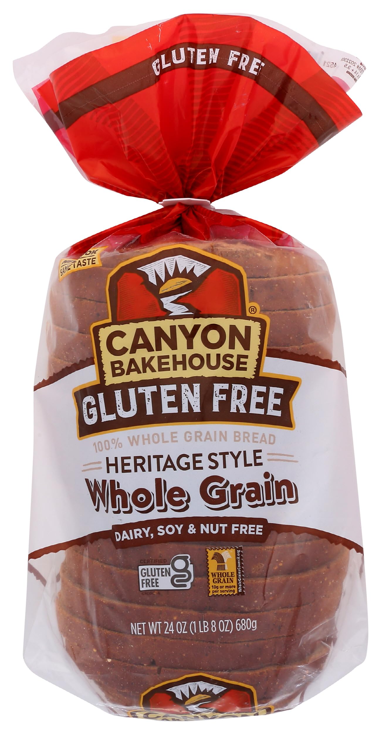 Canyon Bakehouse Heritage Whole Grain Bread, 24 oz (Frozen)
