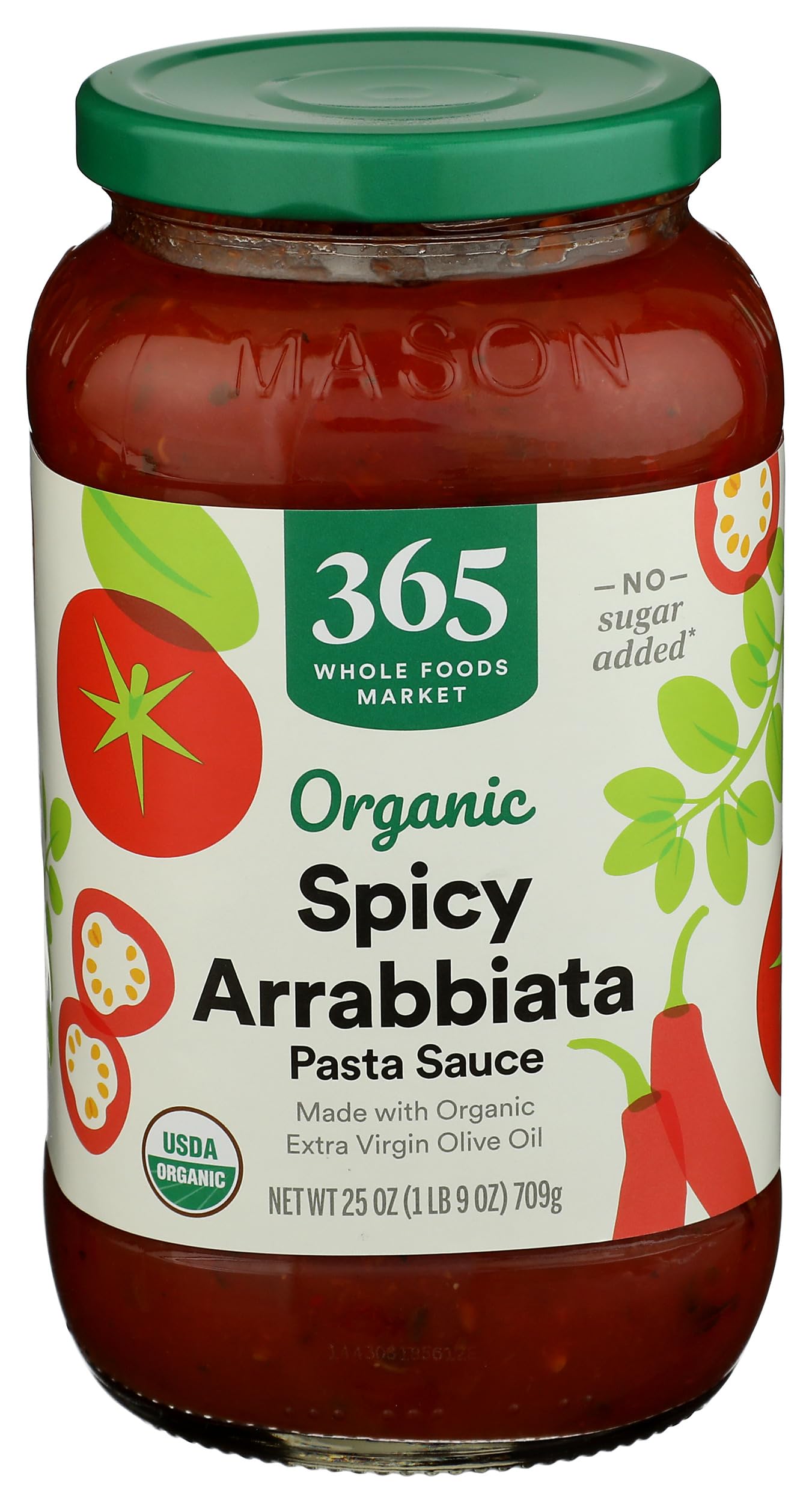 Organic Arrabbiata Pasta Sauce, 25 Ounce