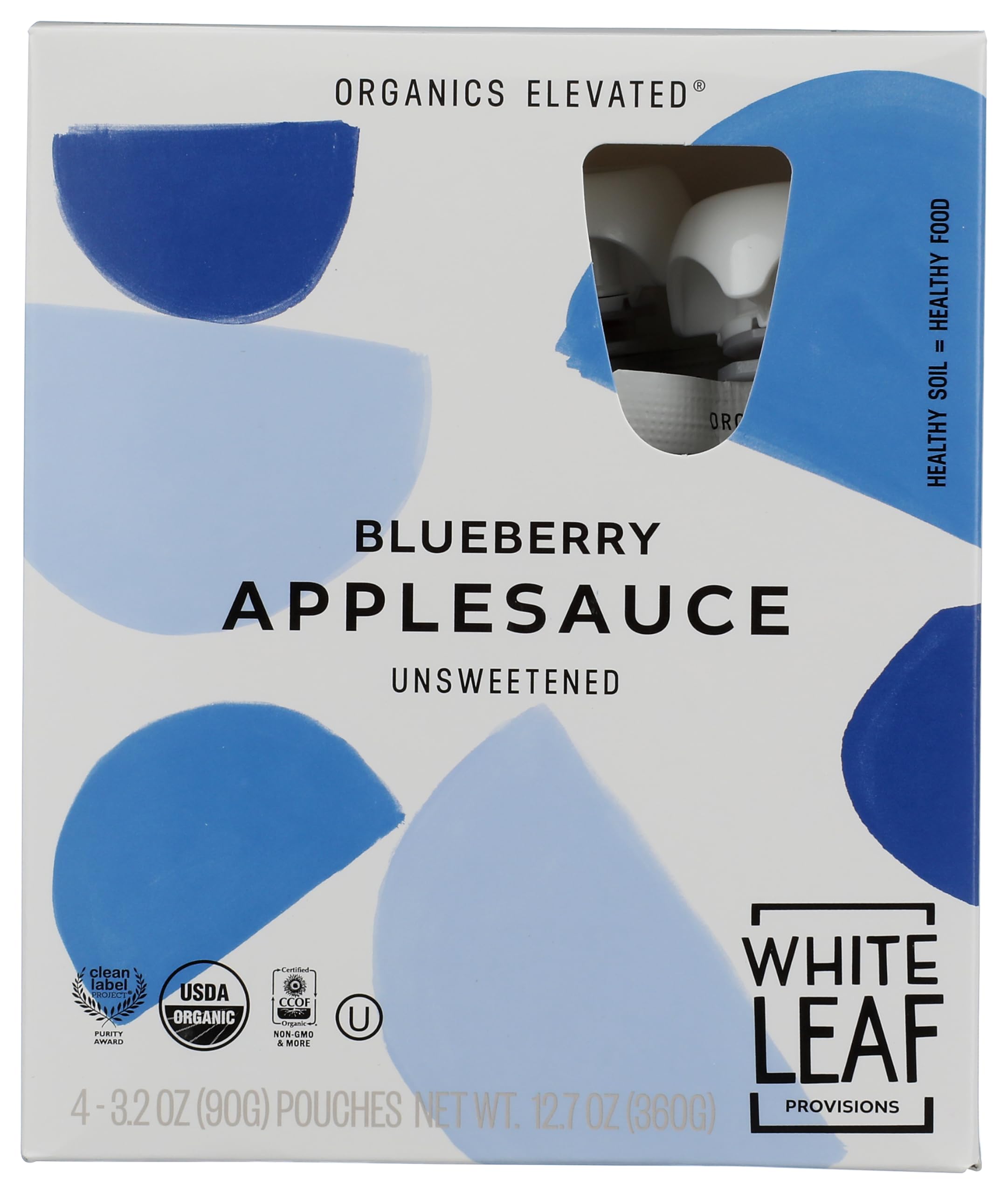 Organic Blueberry Applesauce, 14.4 Ounce