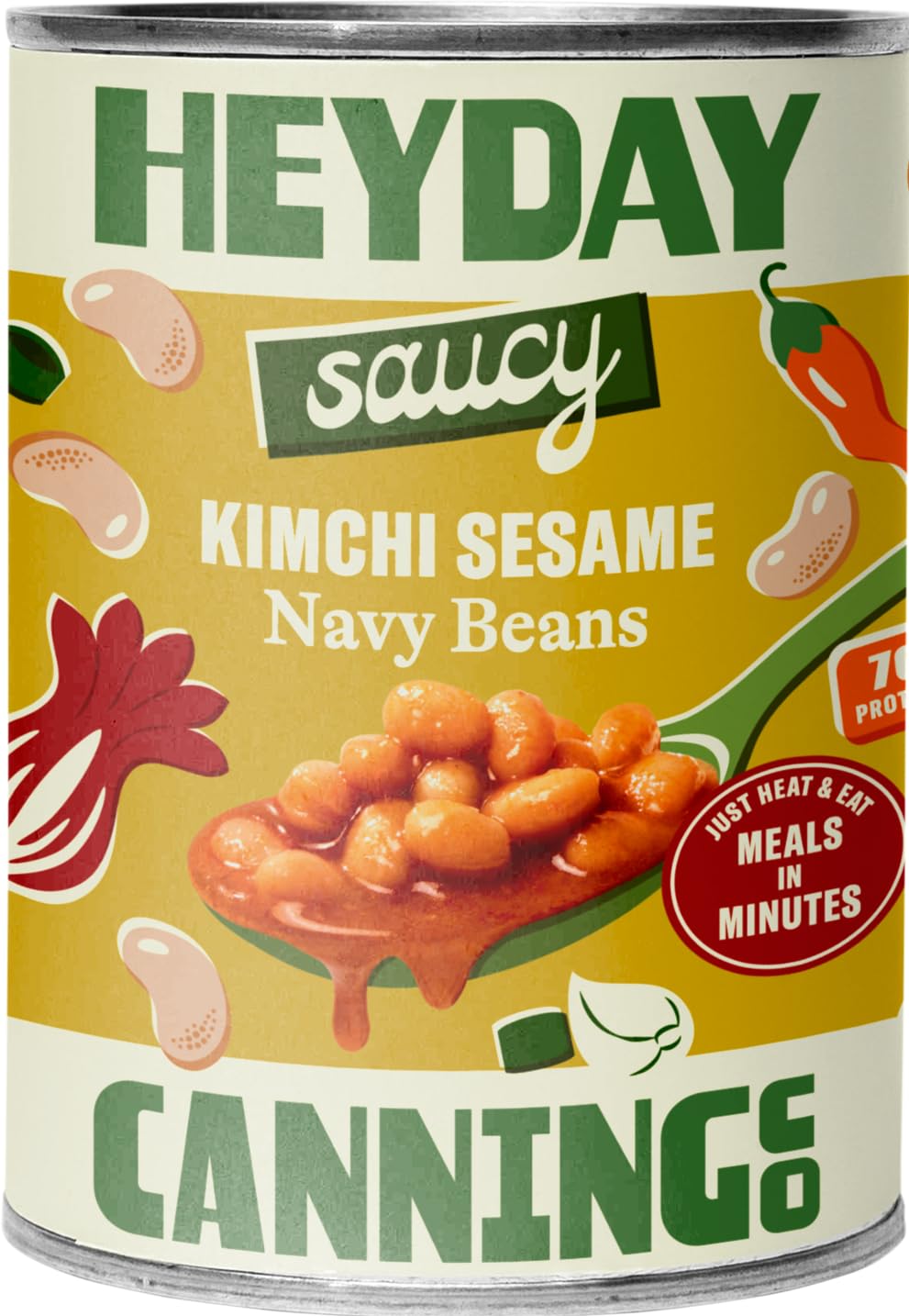 Beans Navy Kimchi Sesame, 15 Ounce