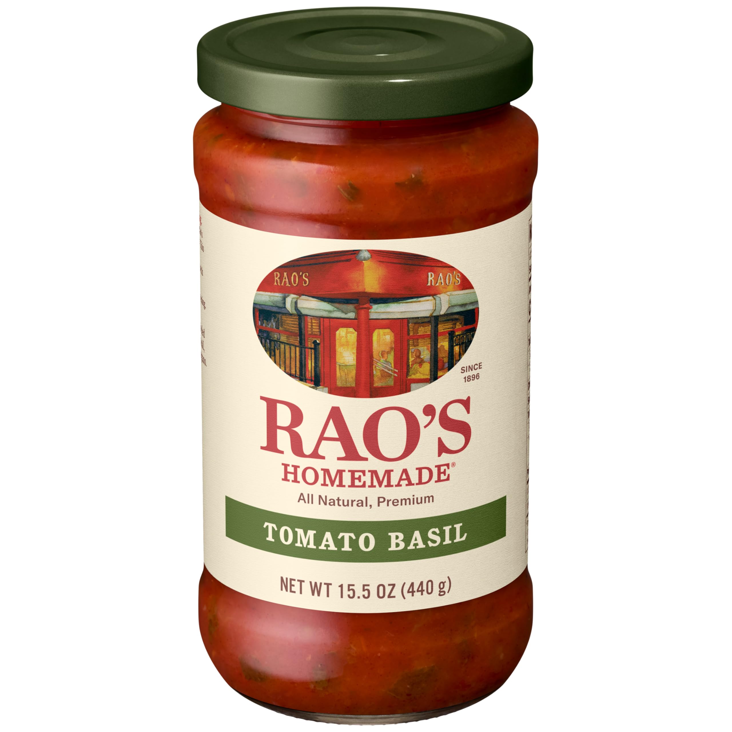 Rao's Homemade Tomato Basil Sauce Made with Italian Tomatoes, 15.5 oz
