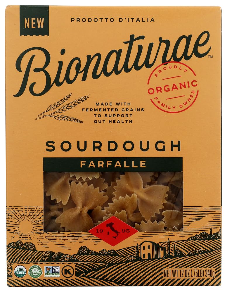 Bionaturae Organic Sourdough Farfalle, 12 OZ