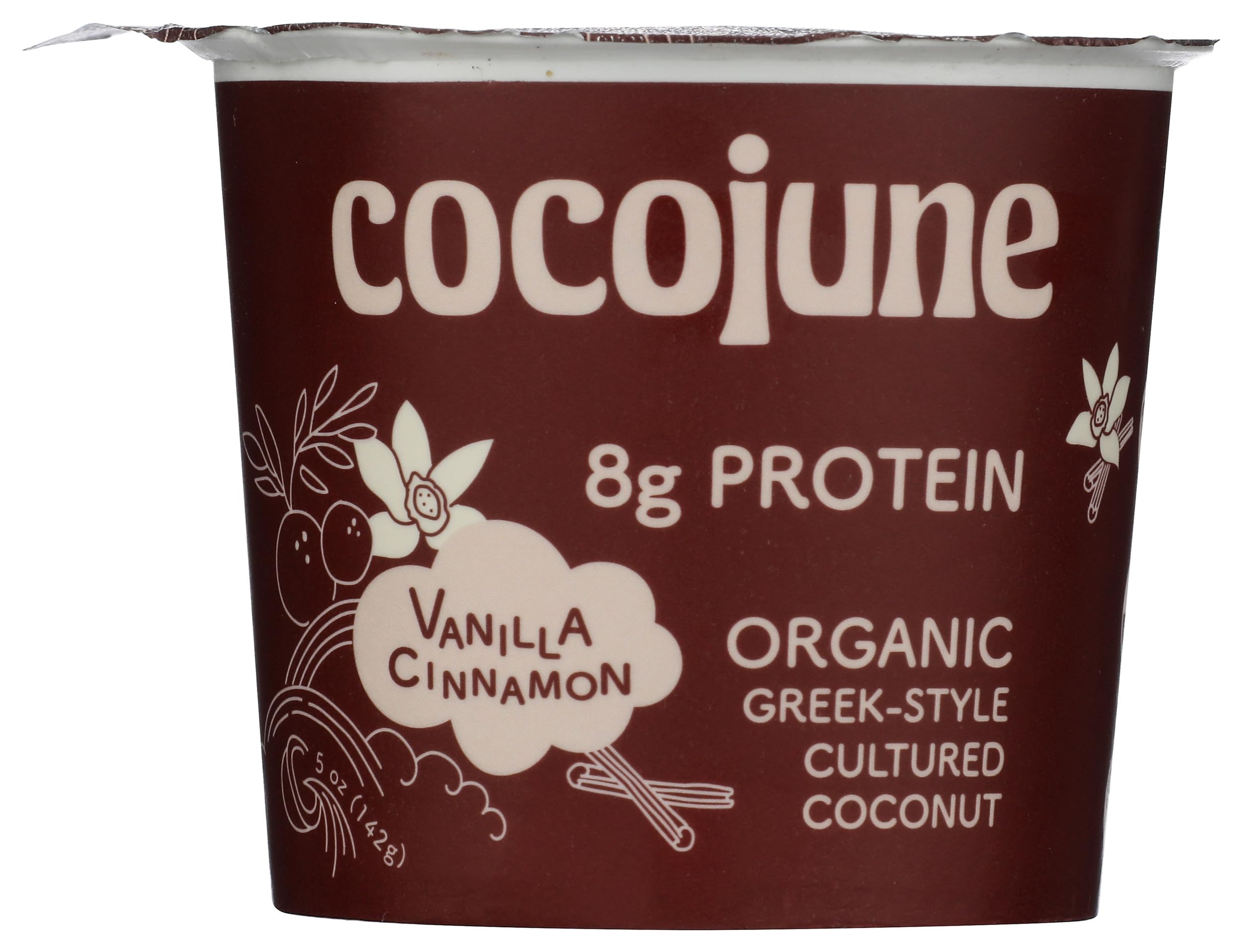 Organic Yogurt Coconut Protein Vanilla Cinnamon, 5 Ounce