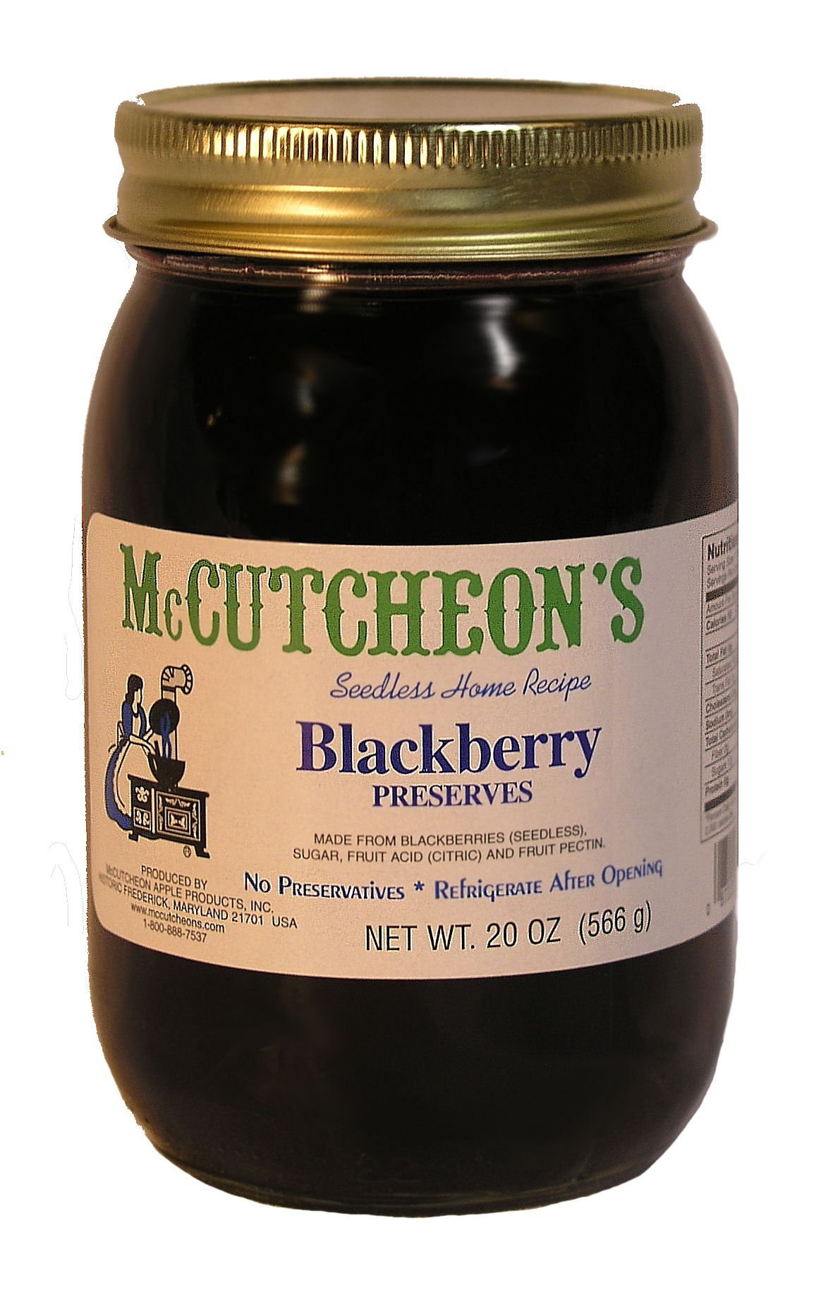 Mccutcheon, Preserve Blackberry, 20 Ounce