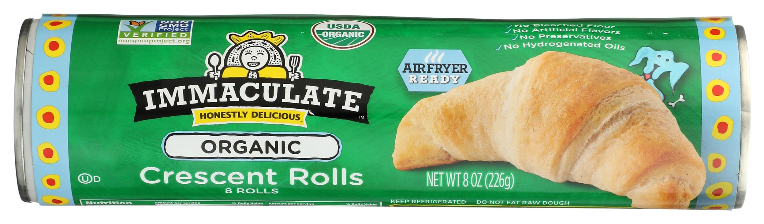 IMMACULATE BAKING COMPANY Organic Crescent Roll, 8 OZ