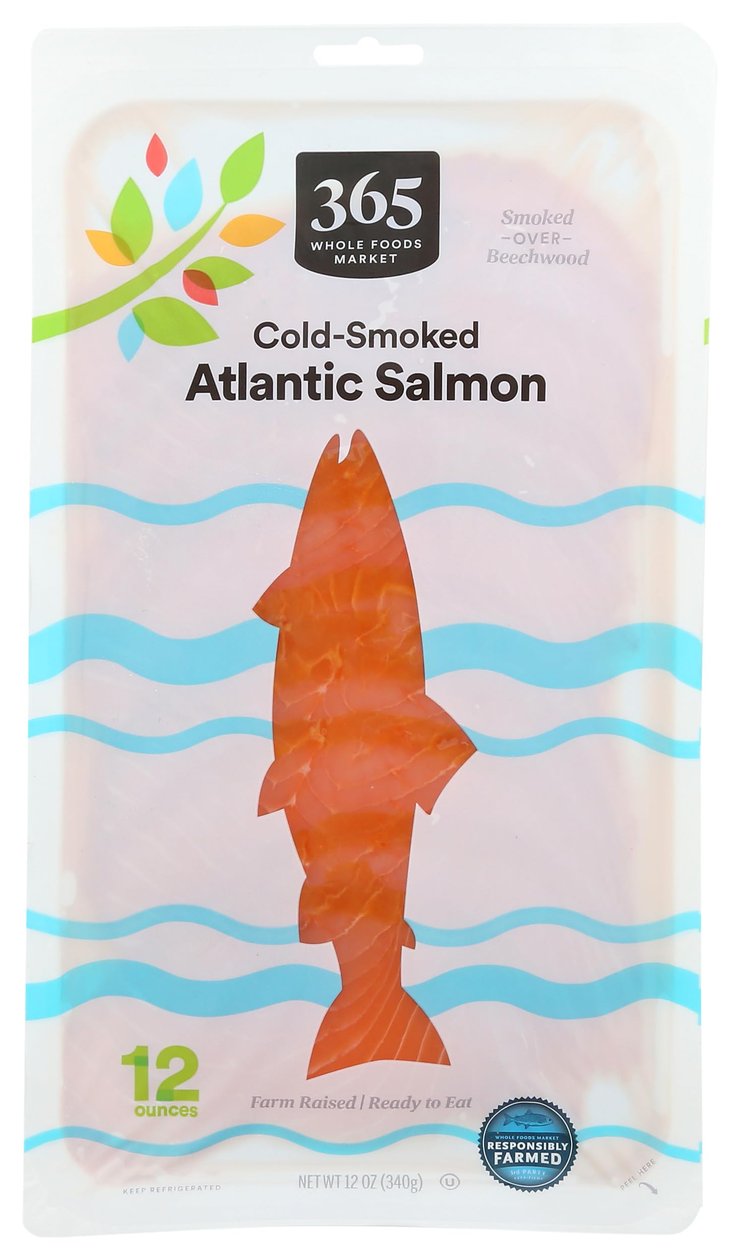 365 by Whole Foods Market Cold Smoked Atlantic Salmon, 12 OZ