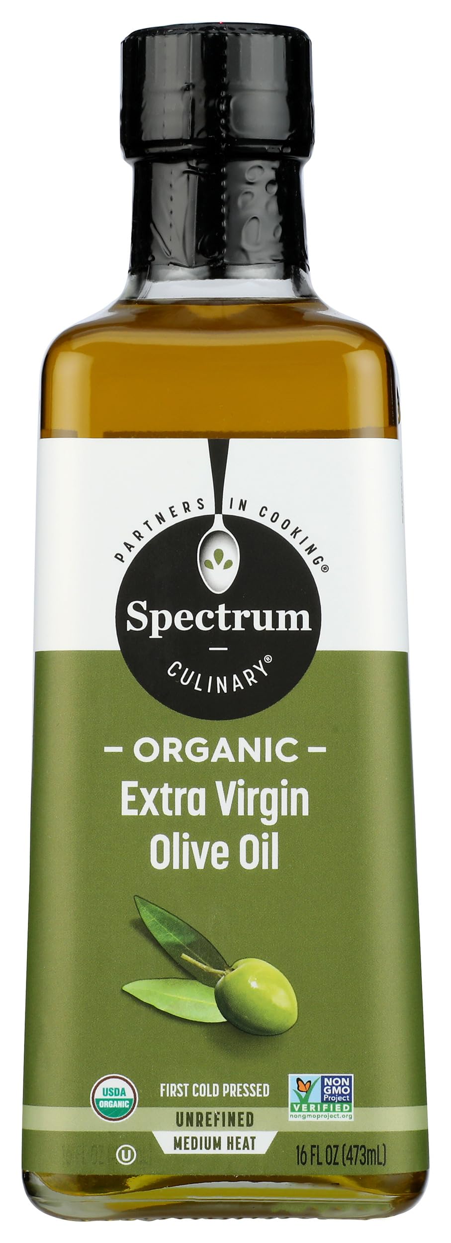 SPECTRUM NATURALS Organic Extra Virgin Olive Oil, 16 FZ