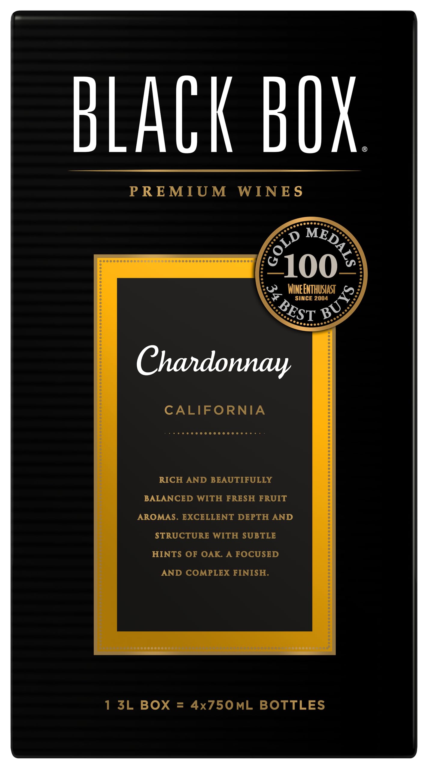 Black Box Chardonnay, 3 Liters