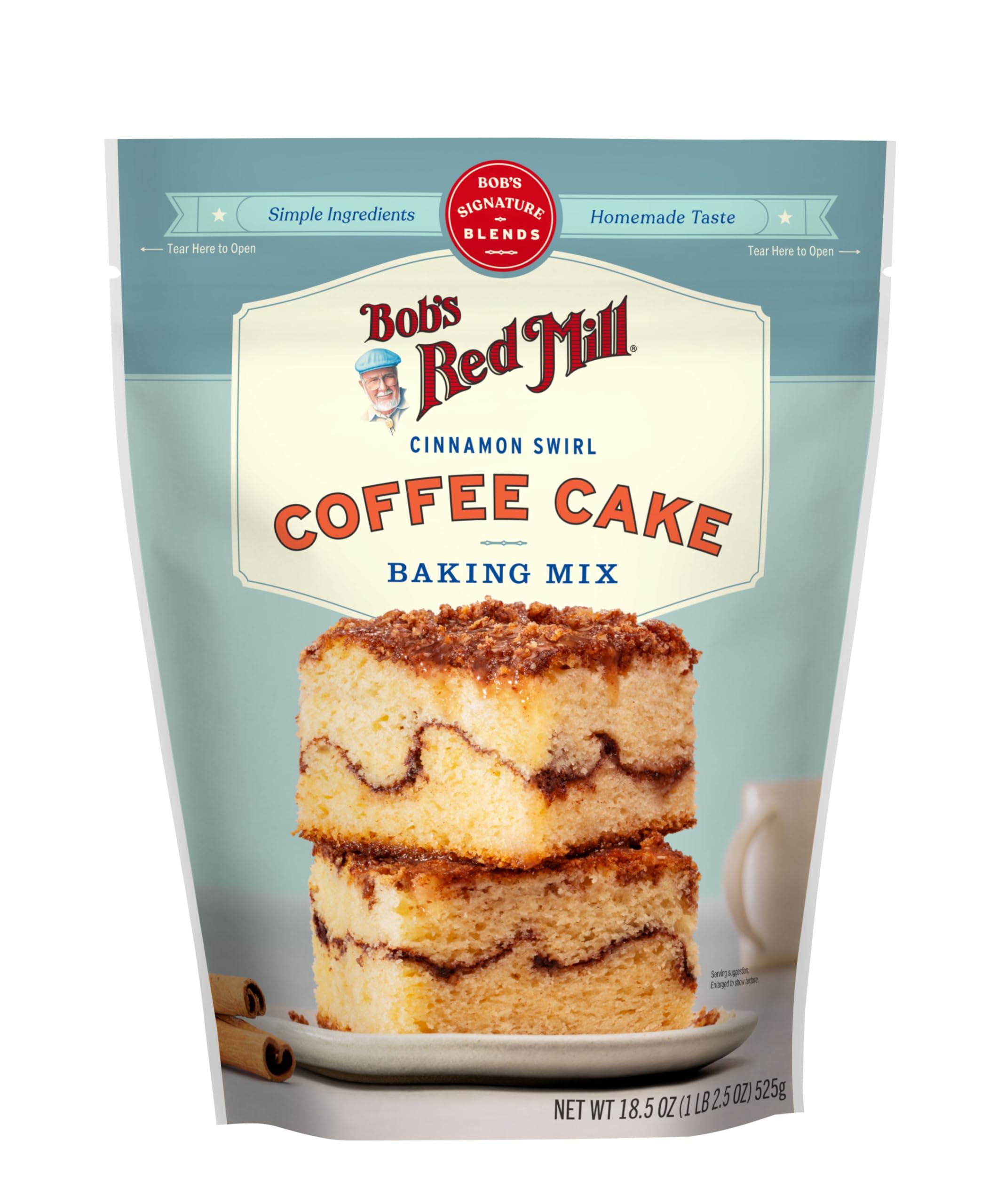 Bob's Red Mill Cinnamon Swirl Coffee Cake Baking Mix, 18.5oz