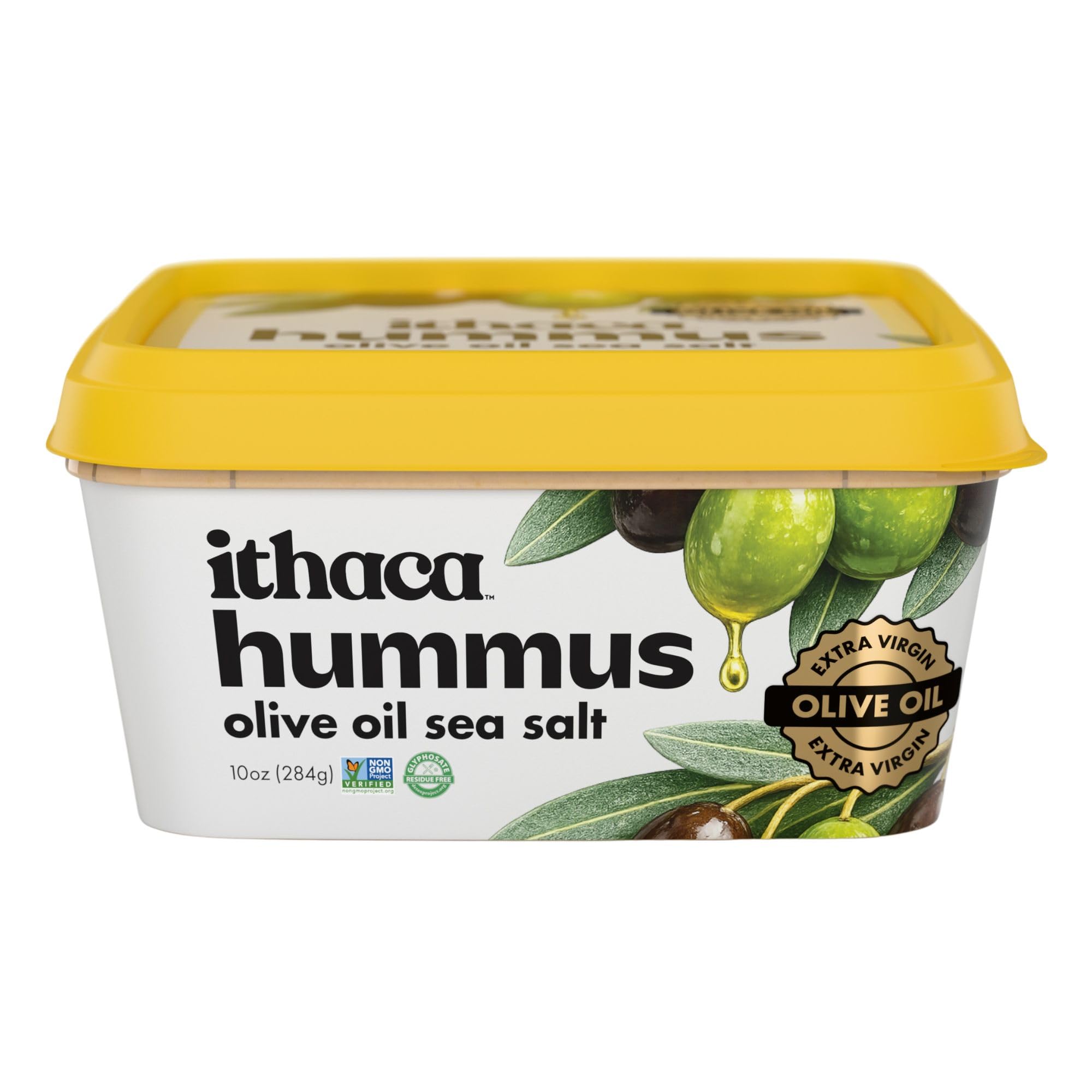 Ithaca Hummus Olive Oil Sea Salt, 10oz