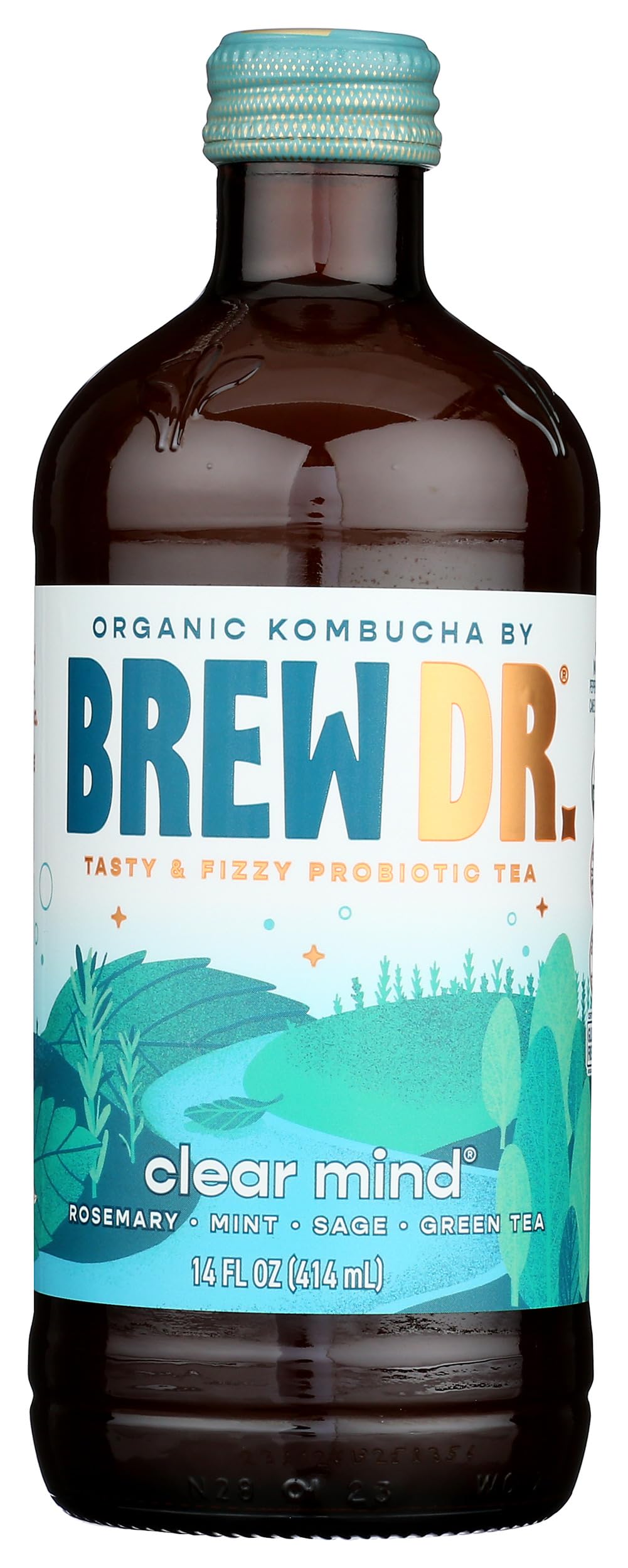 Brew Dr. Kombucha Clear Mind, 14 Ounce