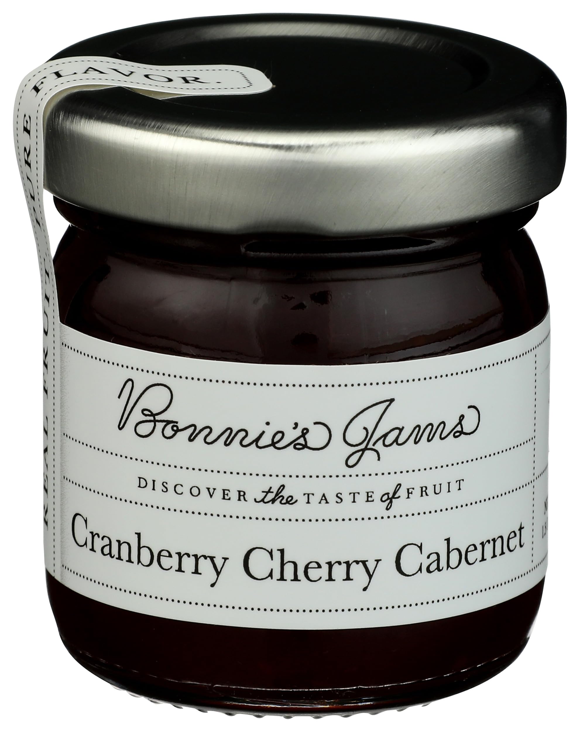 Bonnies Jams, Conserve Cranberry Cherry Cabernet Mini, 1.5 Ounce