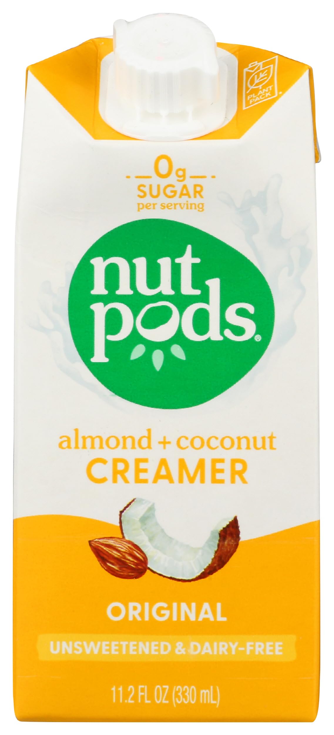 nutpods® Unsweetened Original Coffee Creamer, dairy-free, 11.2oz