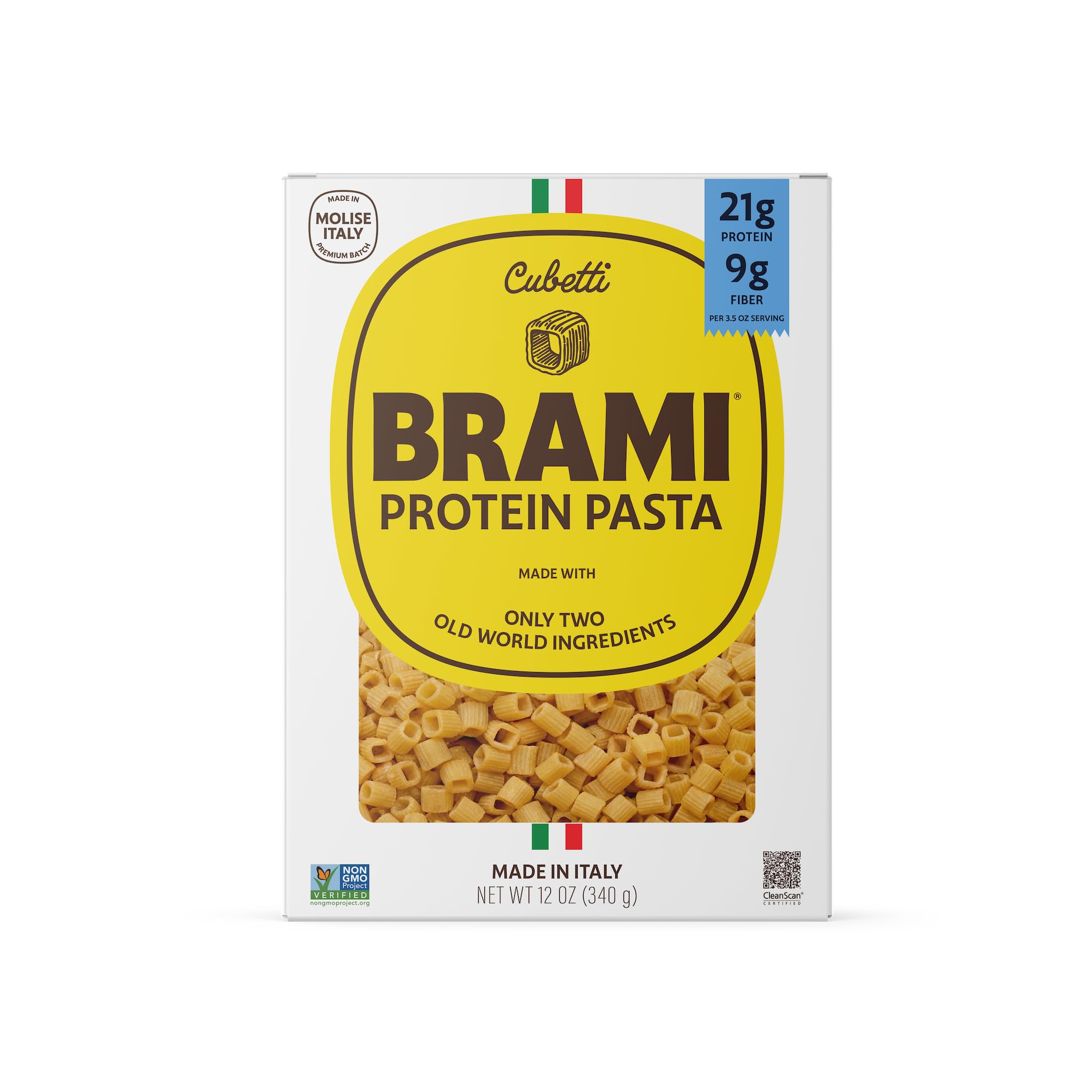 Brami Cubetti Protein Pasta, 12 OZ