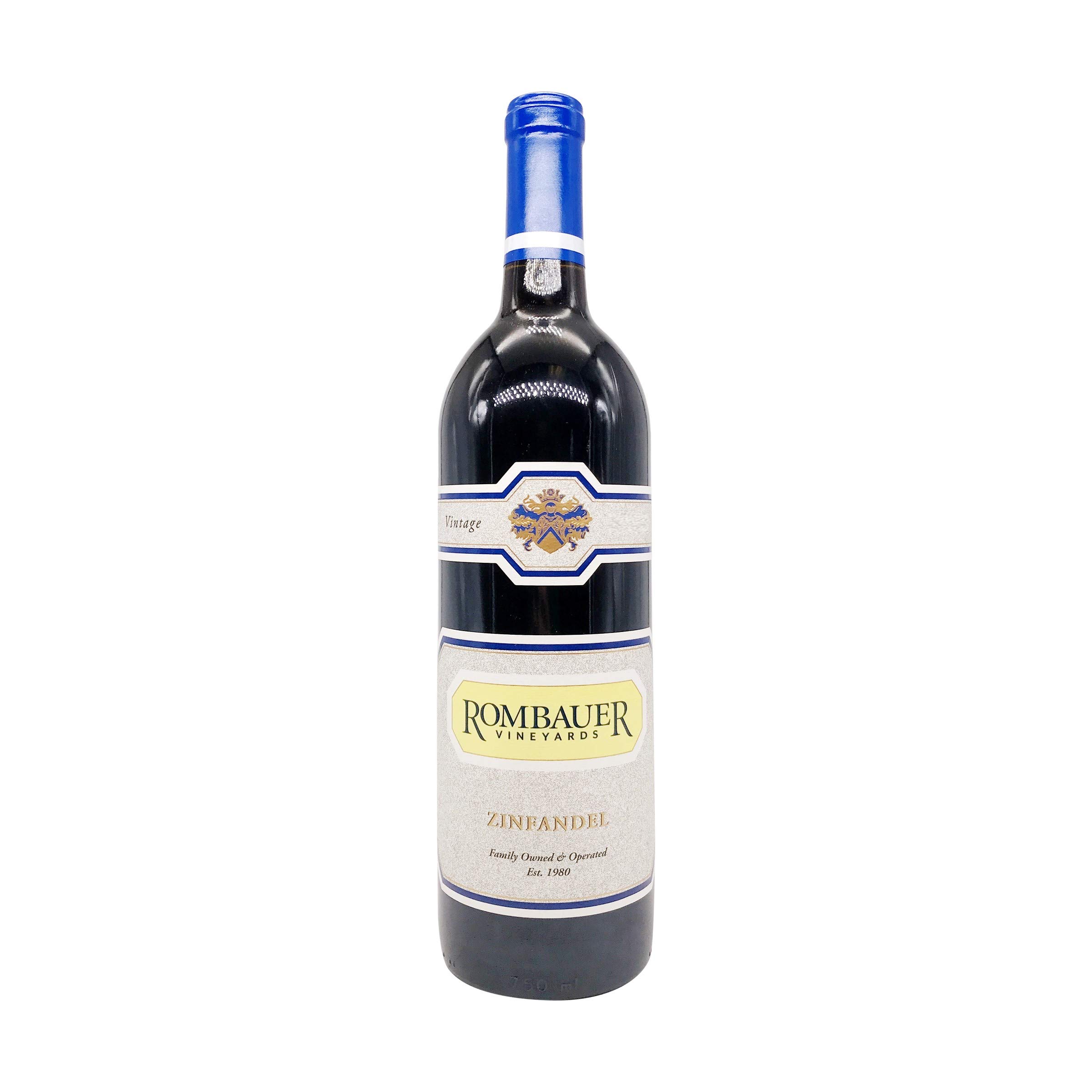 Rombauer Vineyards Zinfandel, Red Wine, 750 mL Bottle