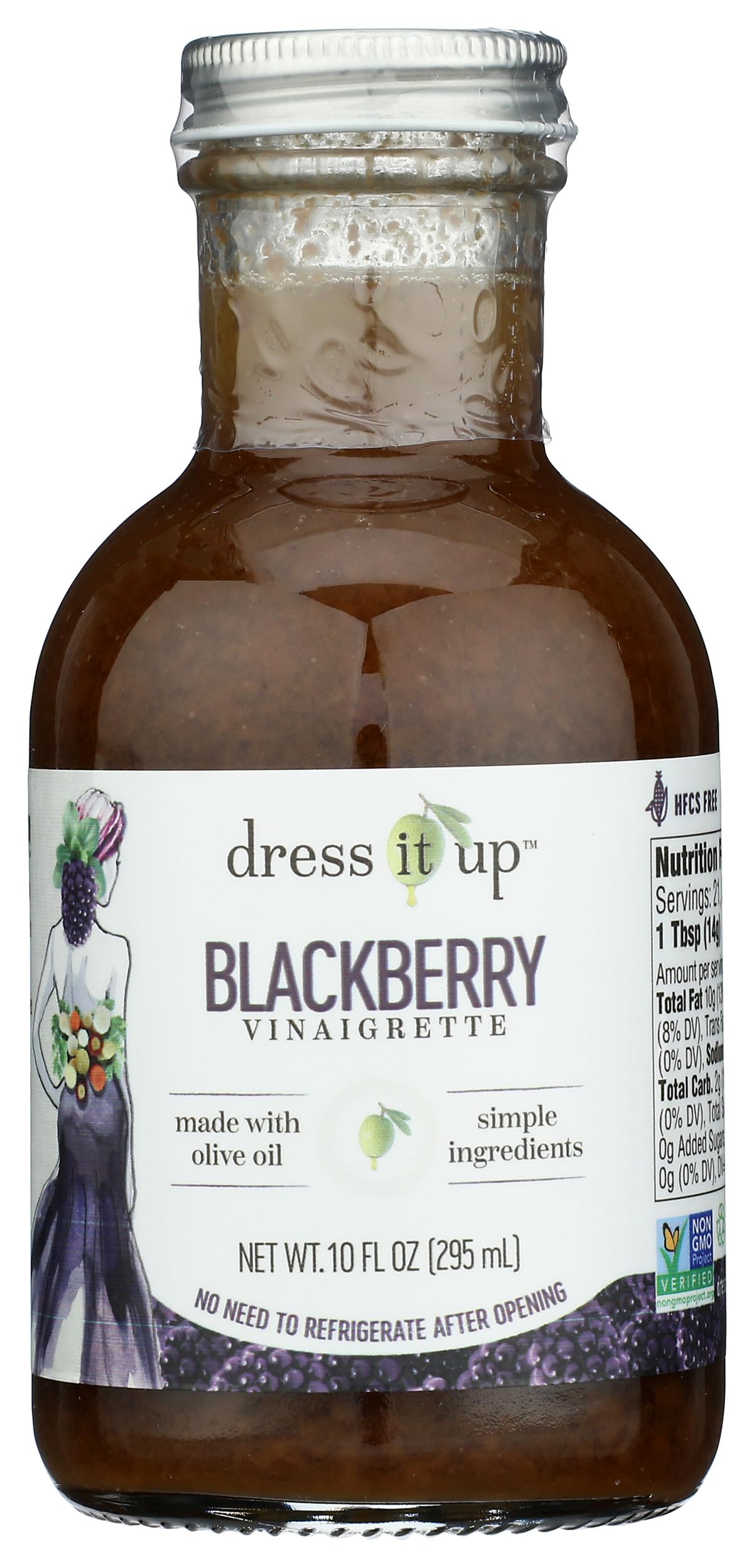 Dress It Up Blackberry Vinaigrette – Blackberry Balsamic Dressing & Marinade for Salads, Chicken, Cheese