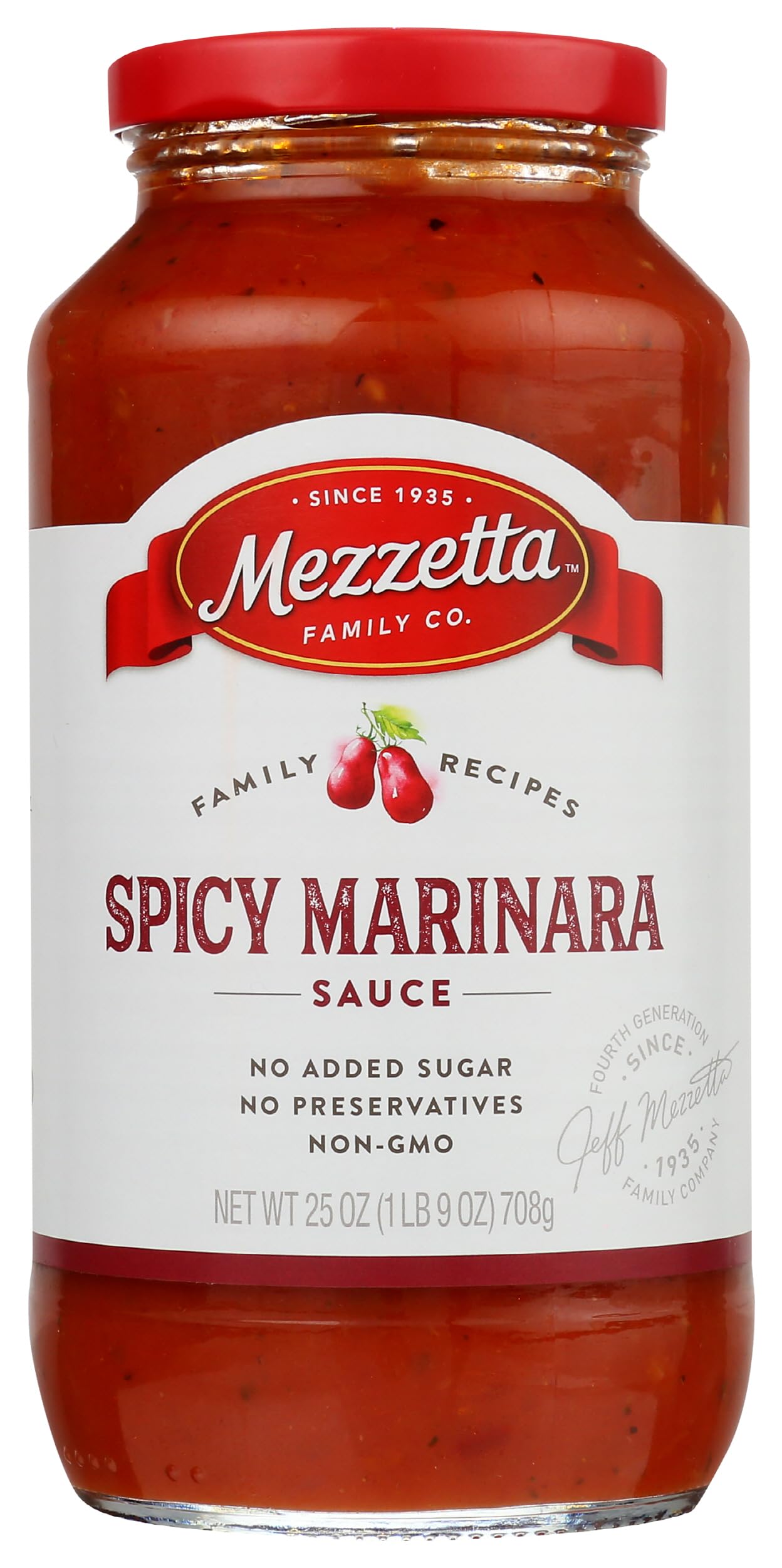 Sauce Pasta Marinara Spicy, 25 Ounce