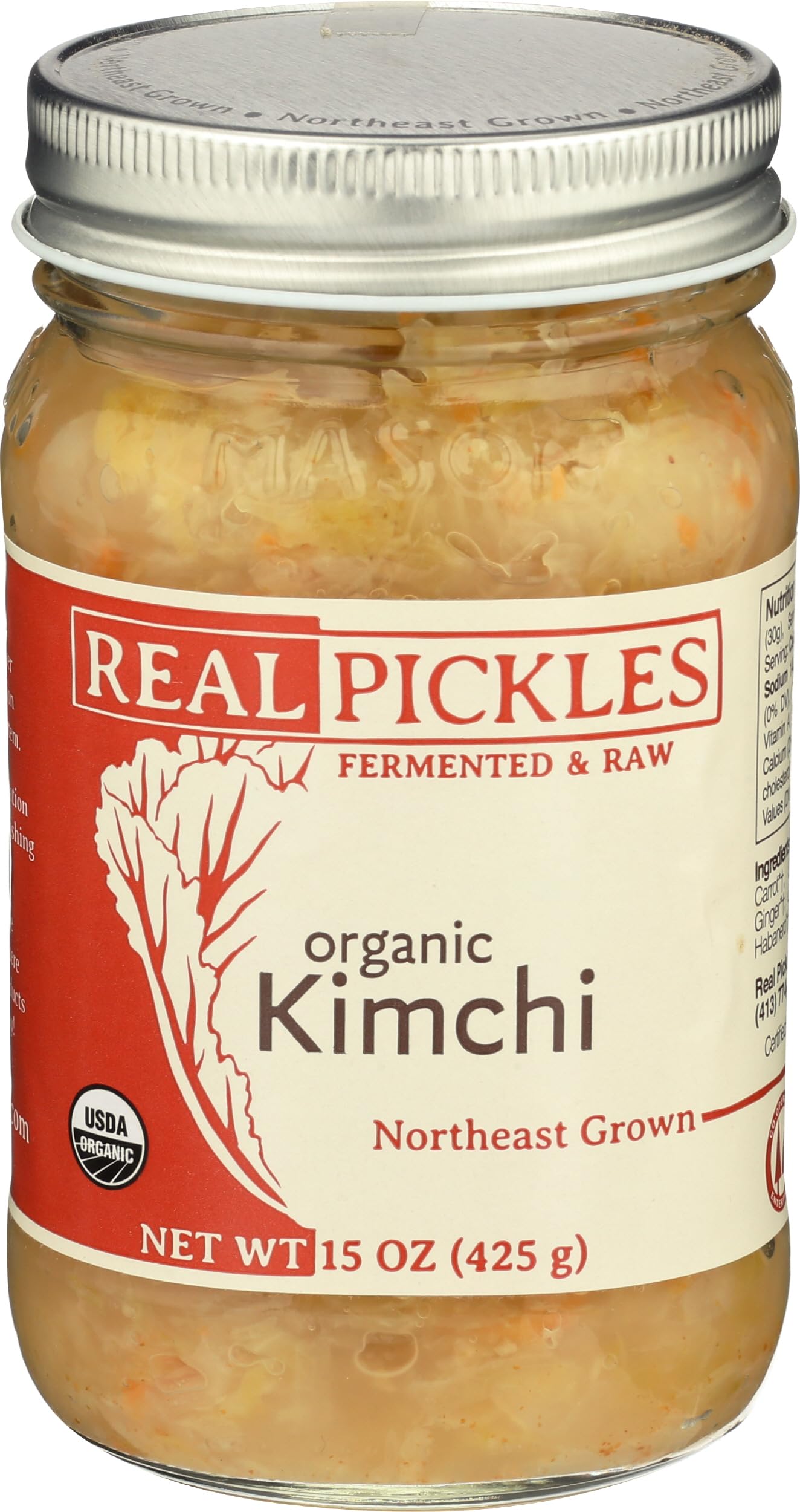 Real Pickles Kimchee Organic, 15 Ounce