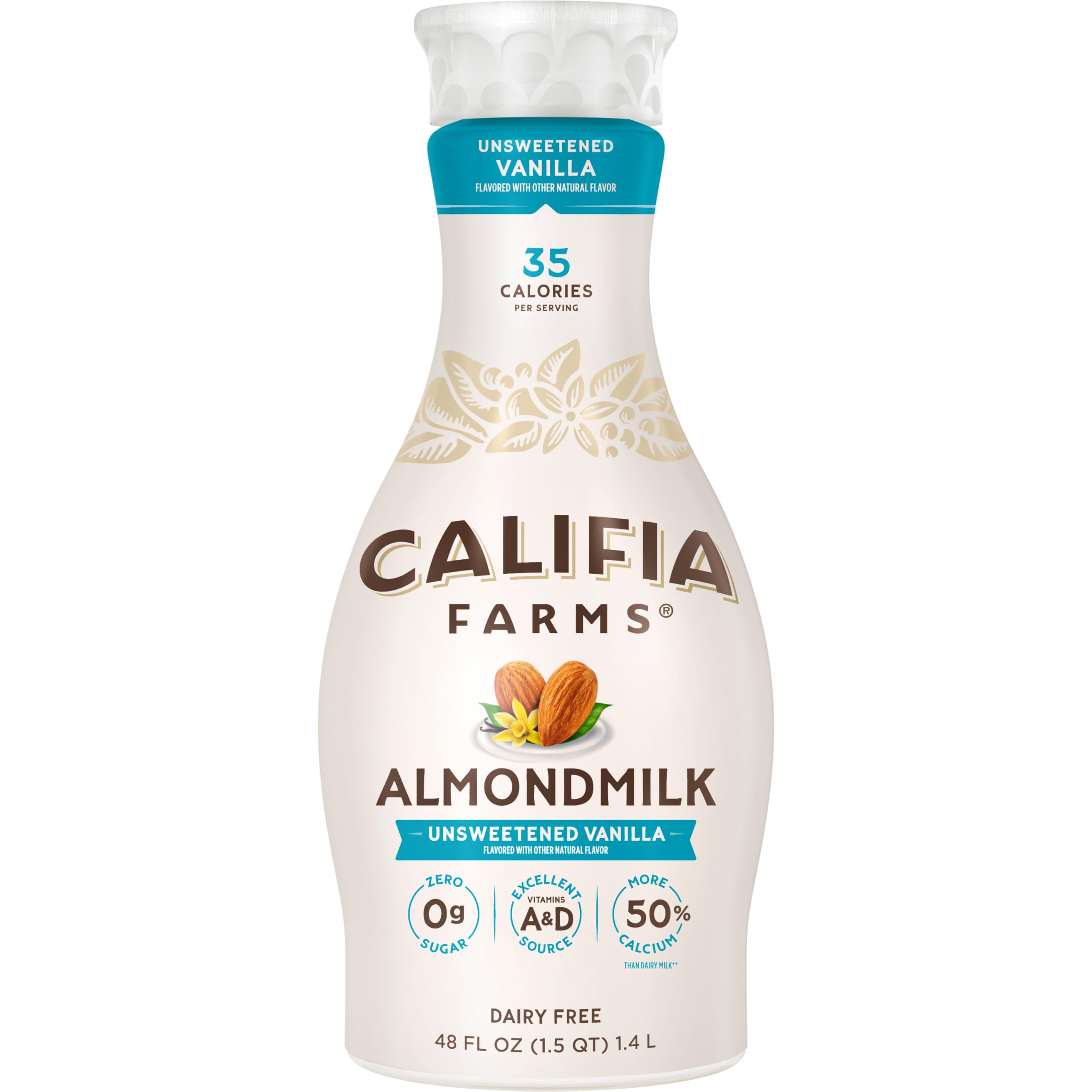 Almond Milk Vanilla Unsweetened, 48 Fl Oz