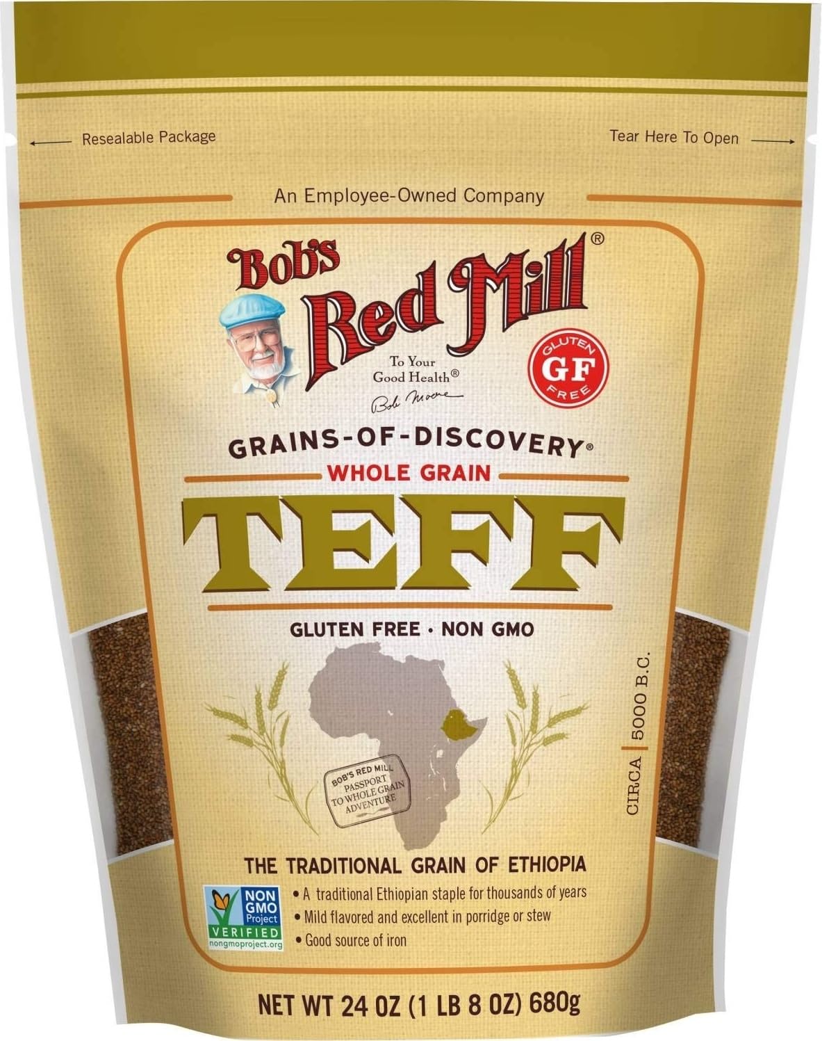 Bob's Red Mill Whole Grain Teff, 24oz