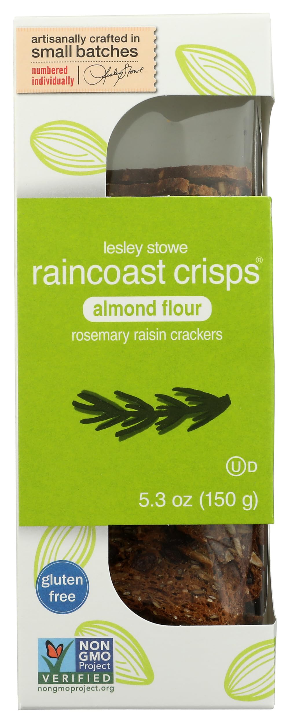 Crisp Almond Rosemary Raisin, 5.3 Ounce