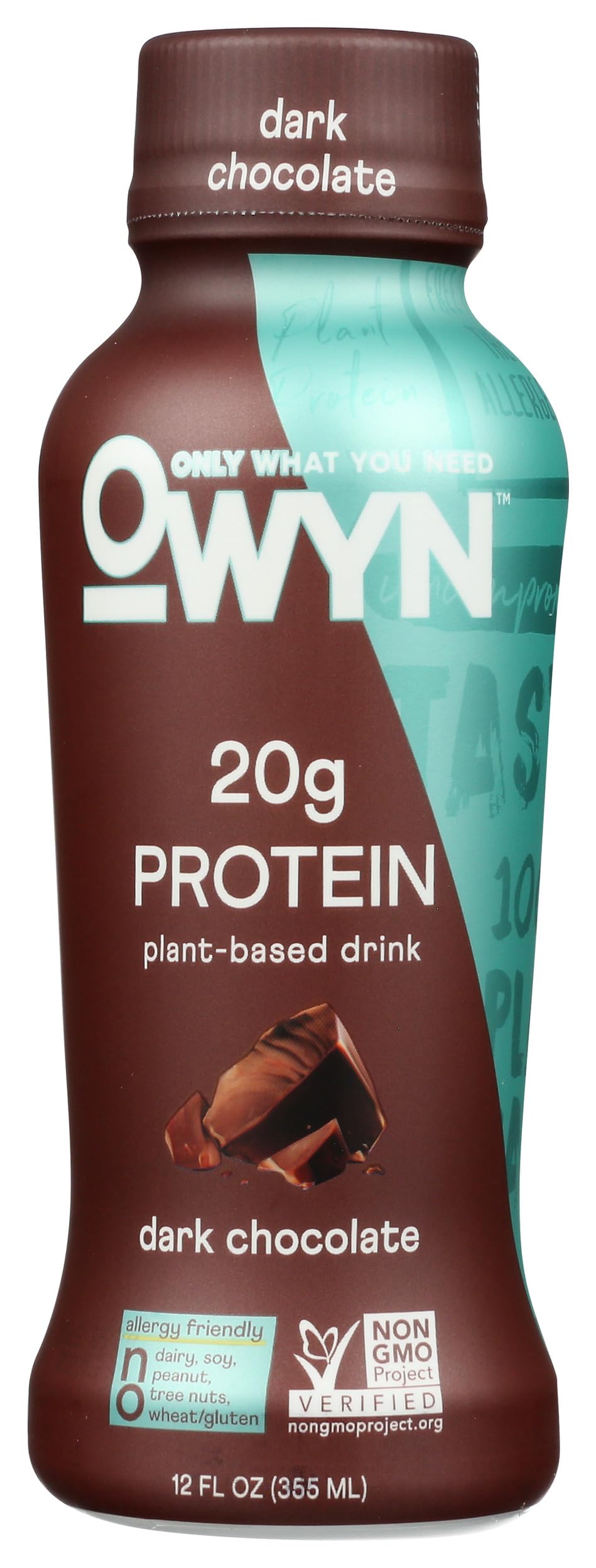 Owyn, Dark Chocolate Plant Based Protein Shake, 12 Fl Oz