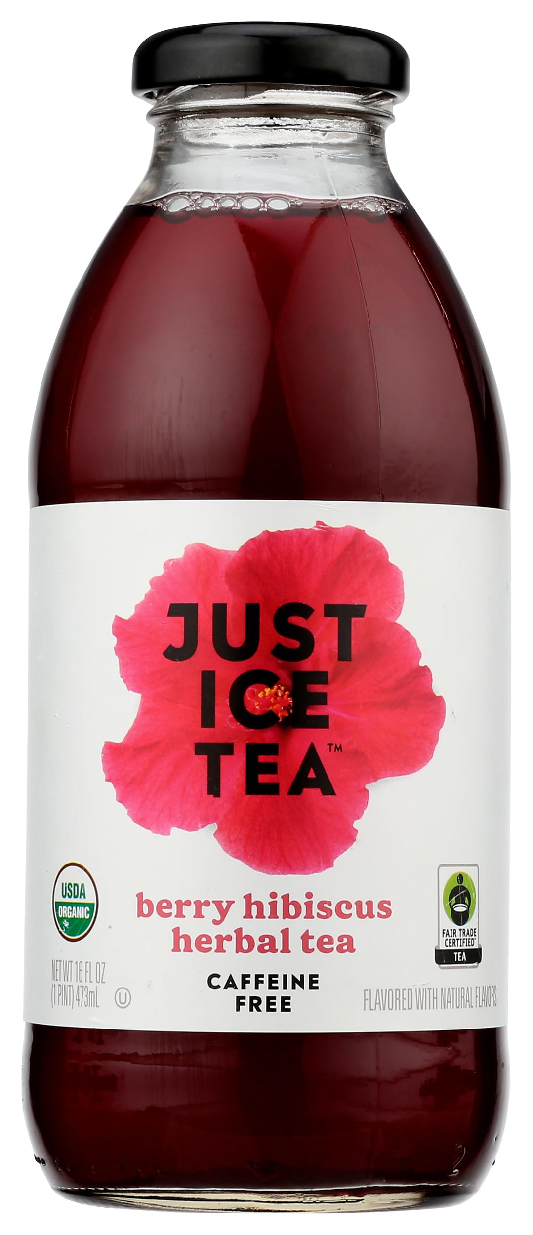 Tea Herbal Berry Hibiscus Organic, 16 Fl Oz