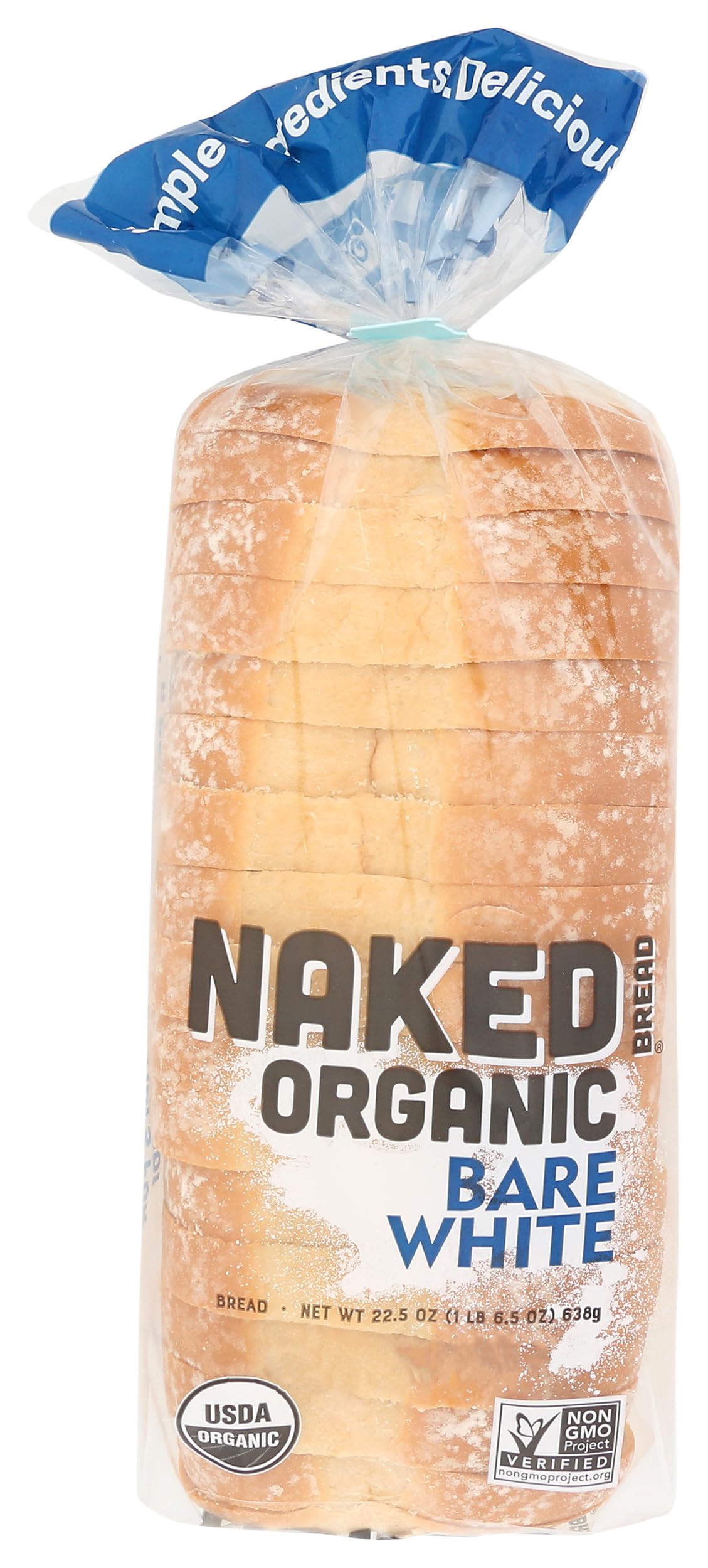 Naked Bread Organic Bare White Bread, 22.5 OZ