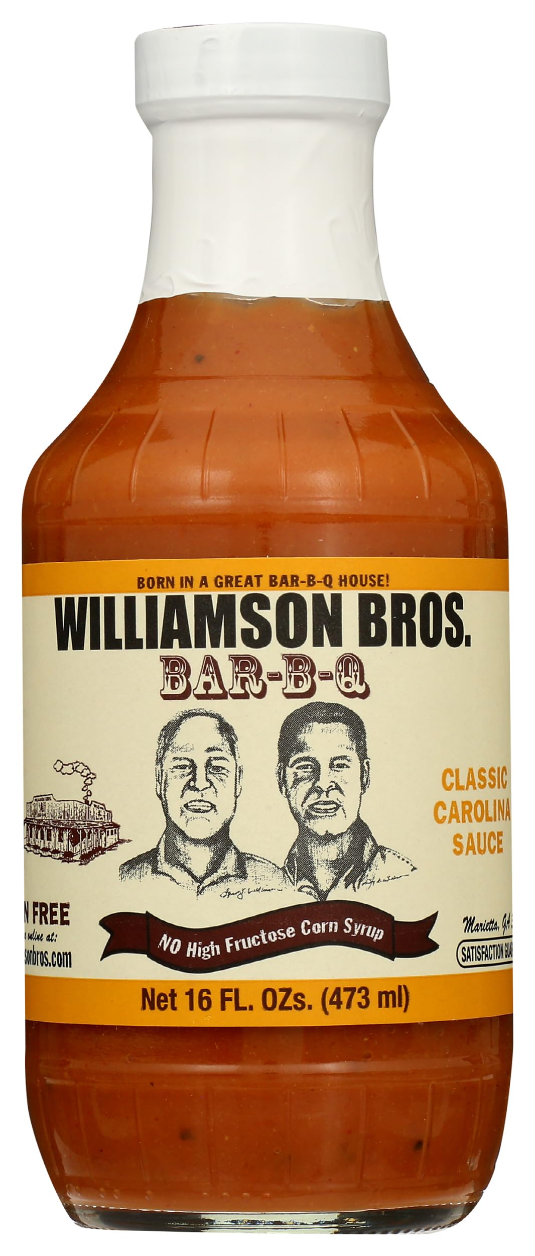 Williamson Bros. Classic Carolina Bbq Sauce, 16 Fl Oz