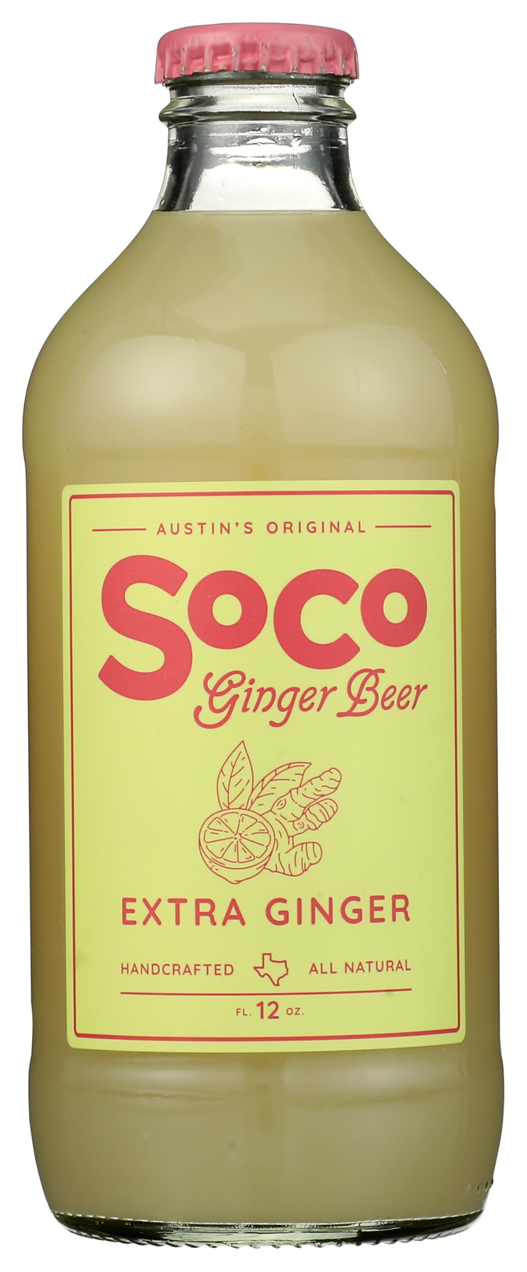 SoCo Ginger Beer Extra Ginger Ginger Beer, 12 FZ
