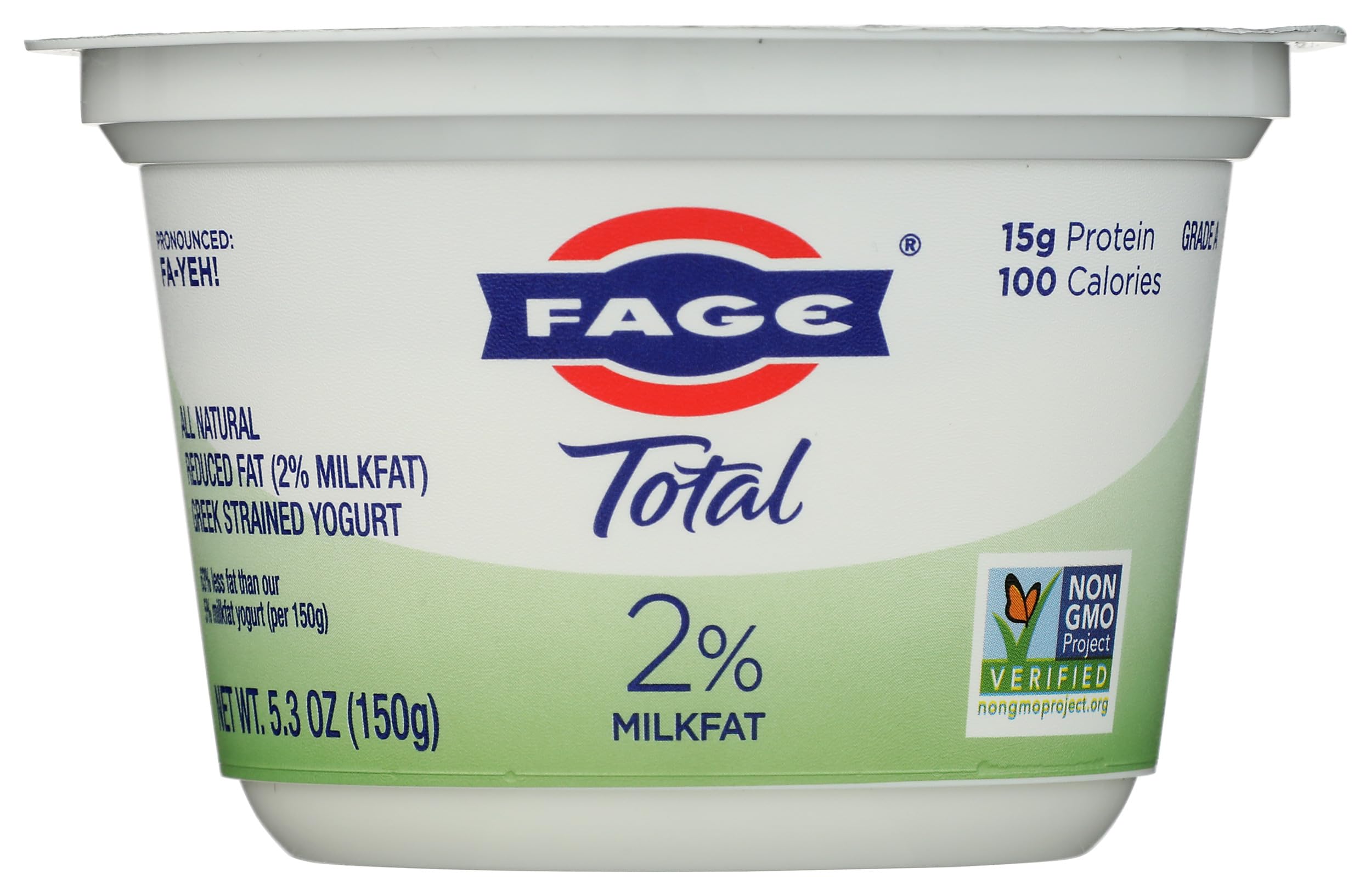 Fage Total 2% Milkfat Lowfat Greek Strained Yogurt 5.3 Ounce