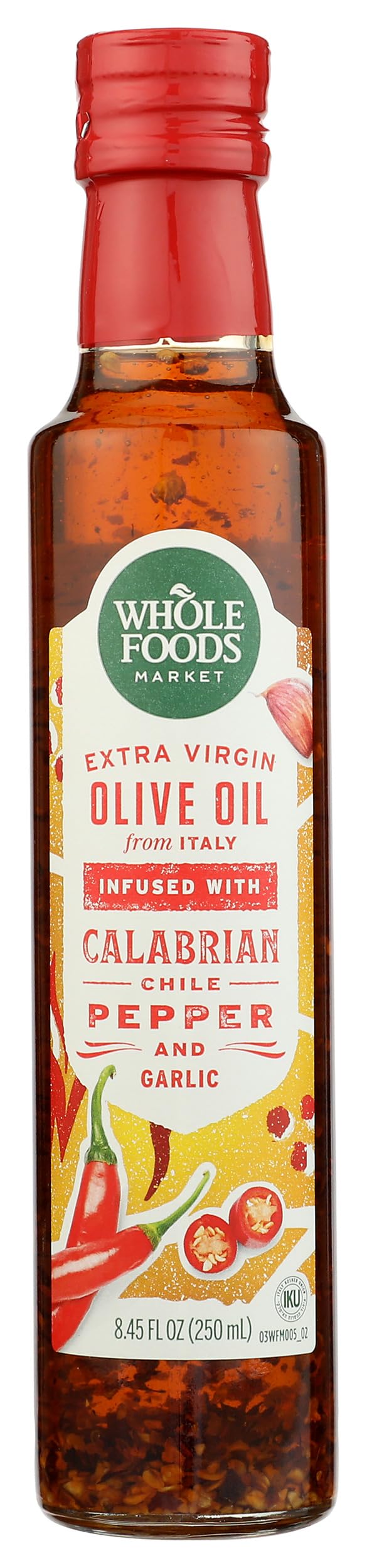 Calabrian Chile & Garlic Infused Olive Oil, 8.45 Fl Oz