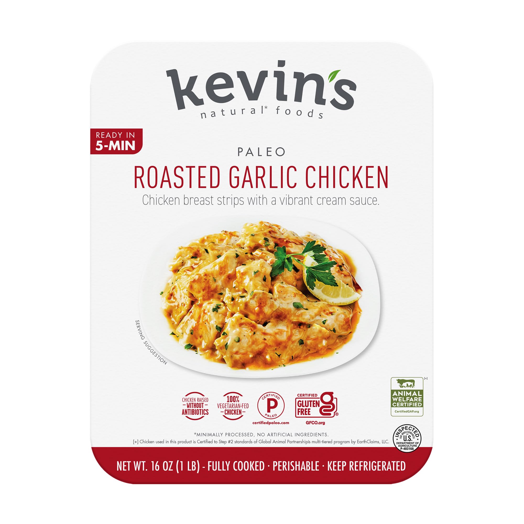 Chicken Breast Sous Vide Roasted Garlic, 16 Ounce