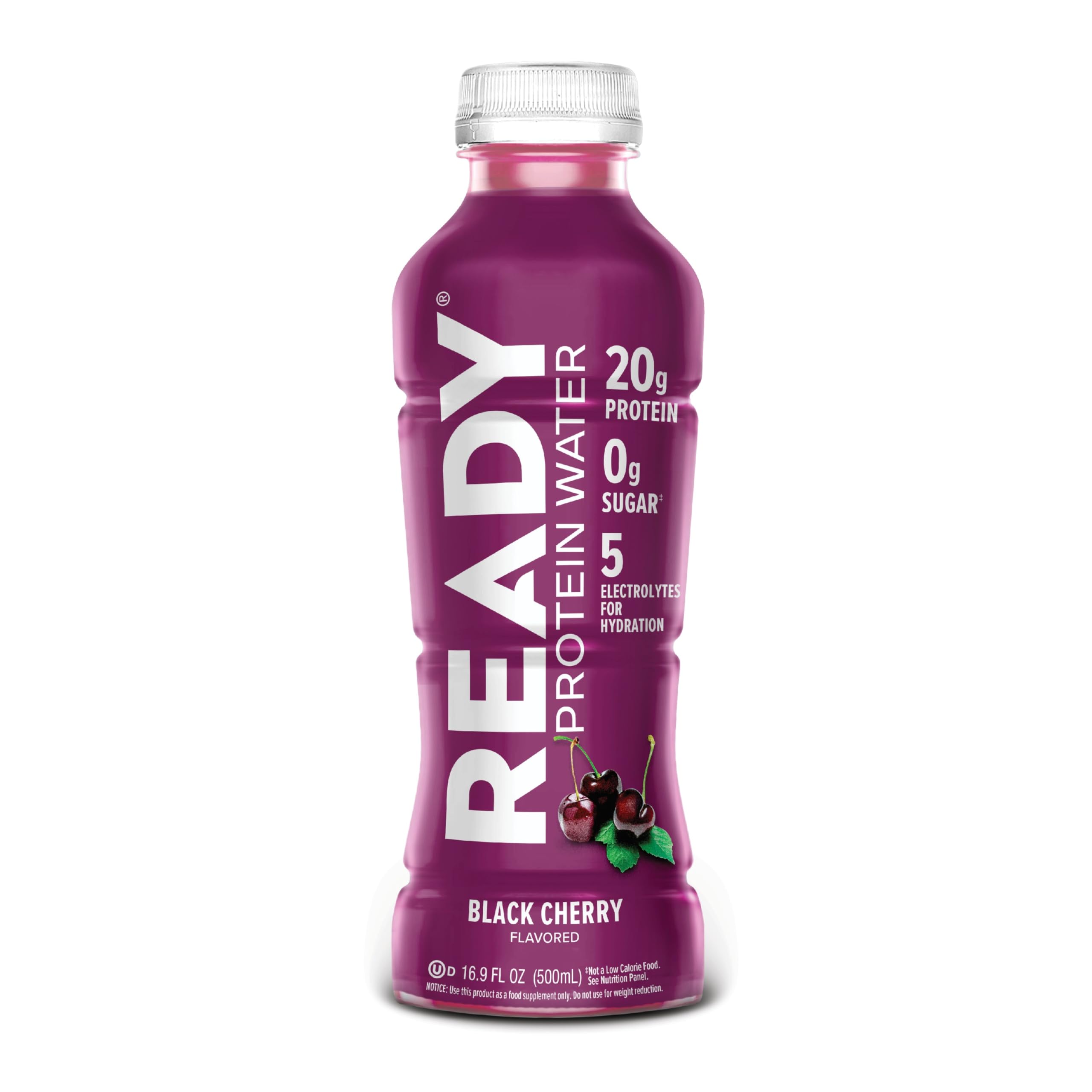 Come Ready Black Cherry Protein Water 4pk, 16.9 FZ