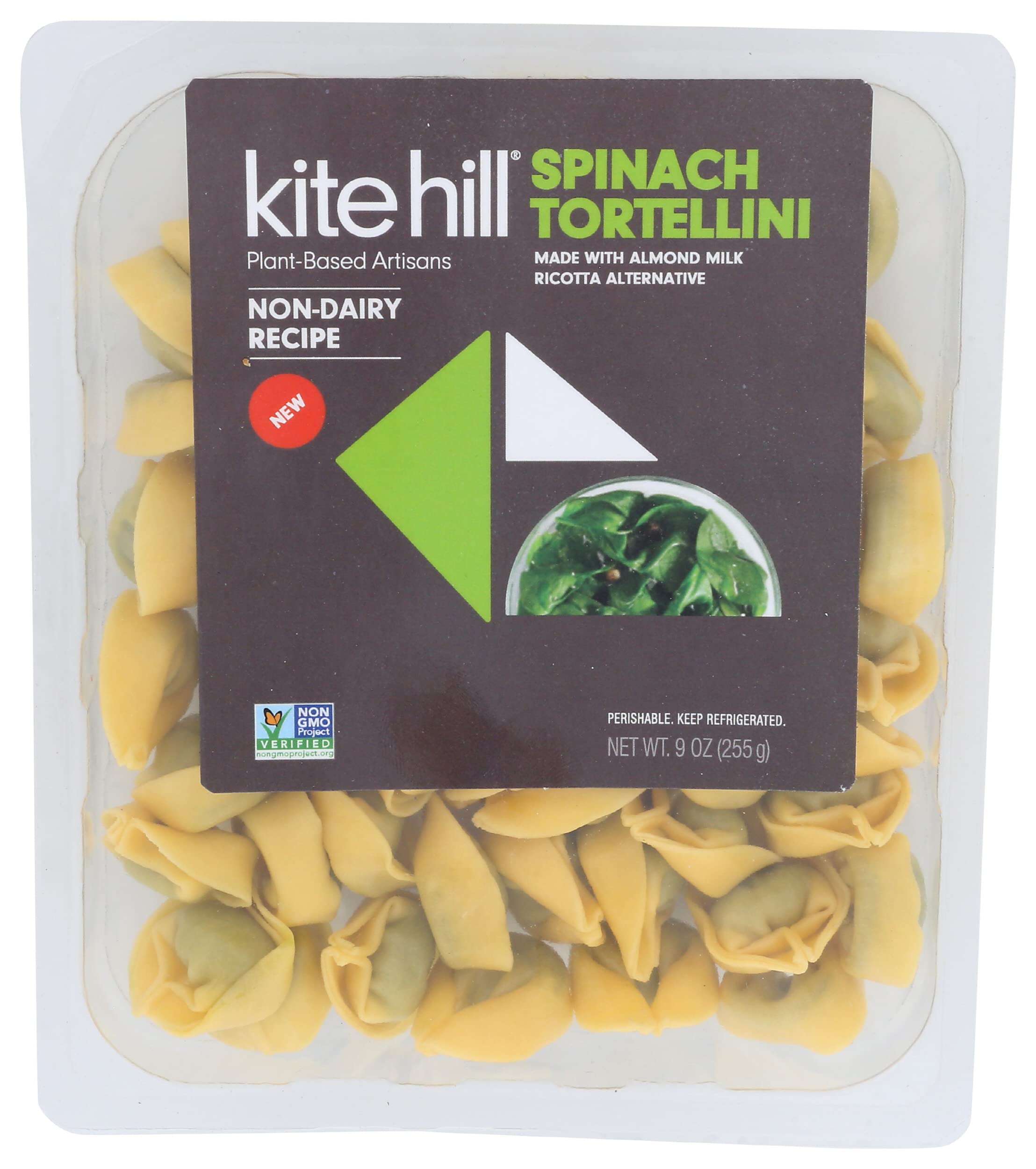 Tortellini Spinach Non Dairy, 9 Ounce