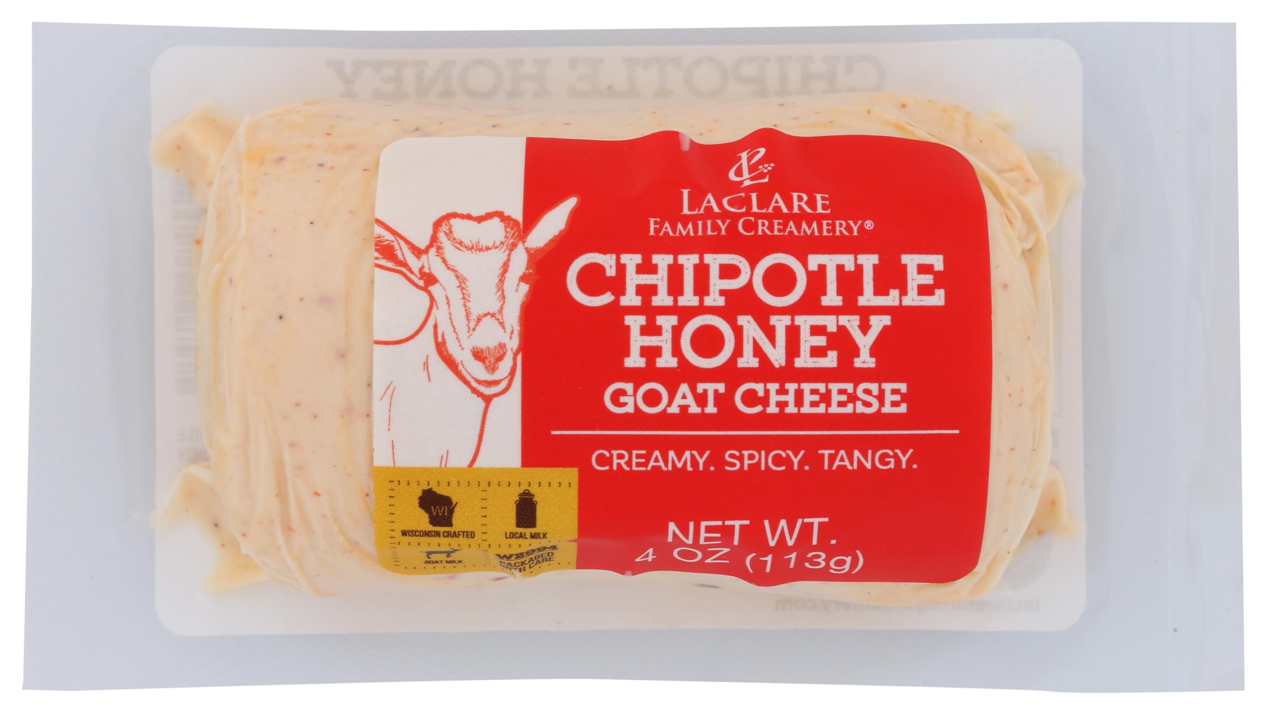 Laclare Family Creamery, Chevre Chipotle Honey Log, 4 Ounce