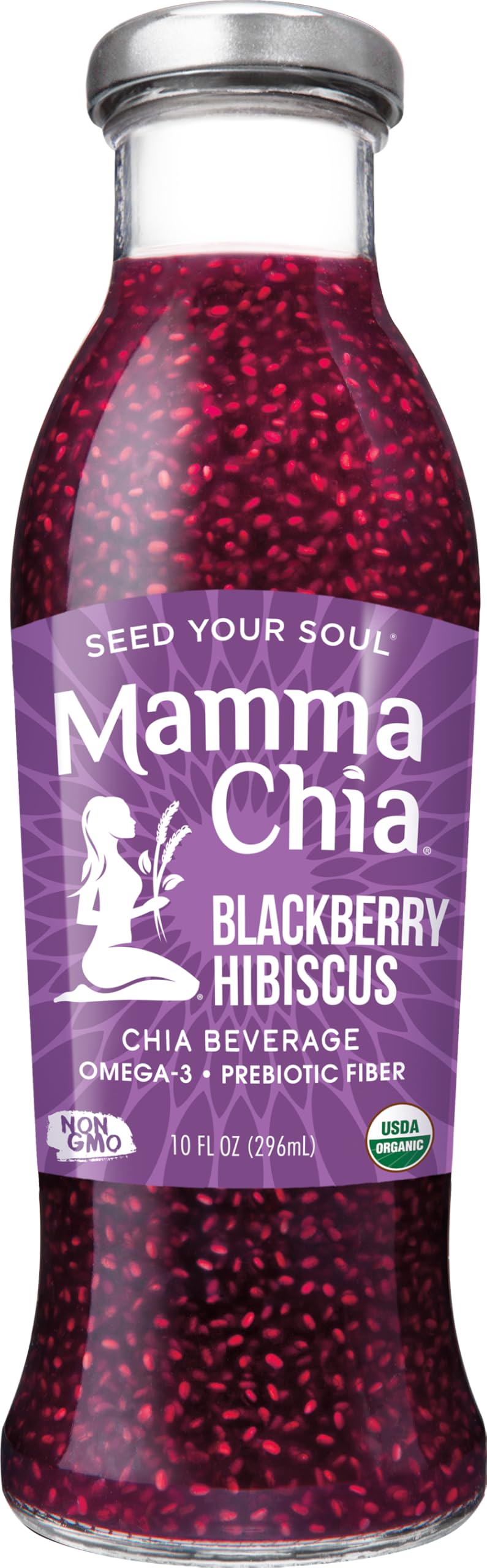 Mamma Chia Organic Blackberry Hibiscus Vitality Beverage