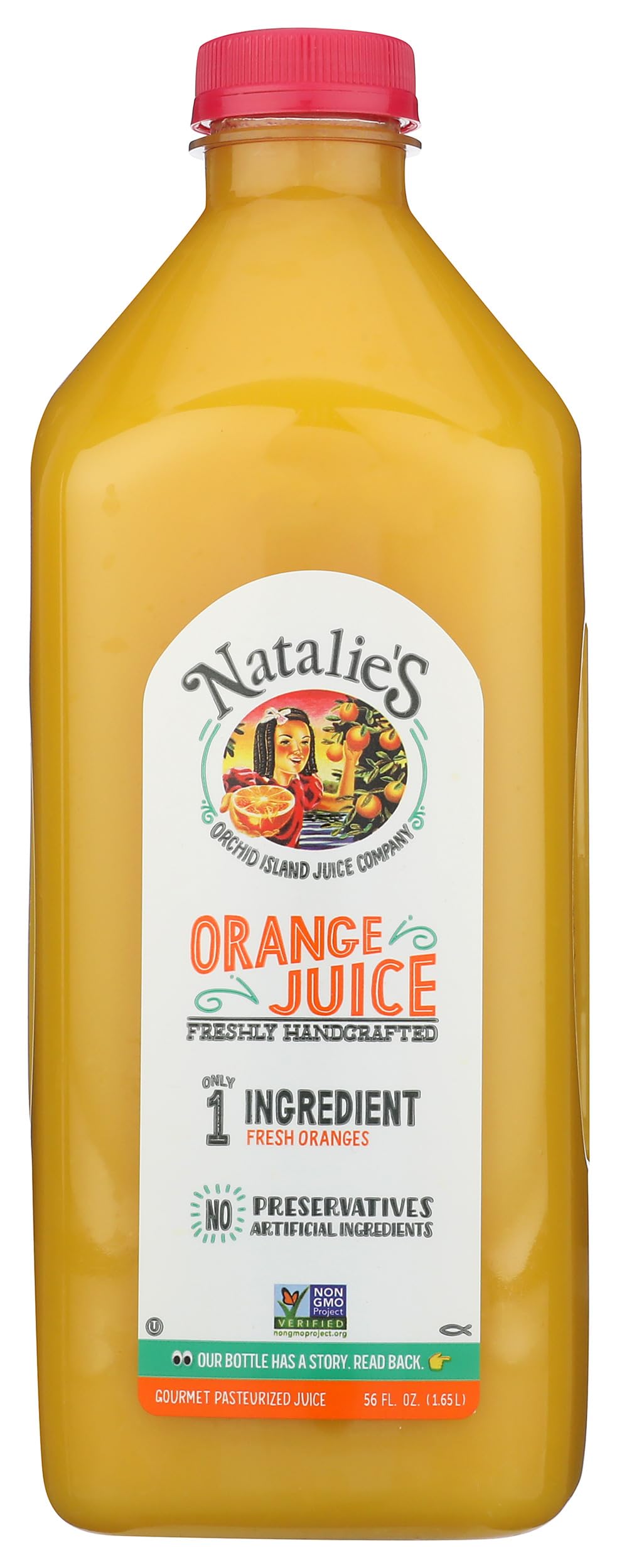 Natalies Orchid Island Juice, Juice Orange, 56 Fl Oz