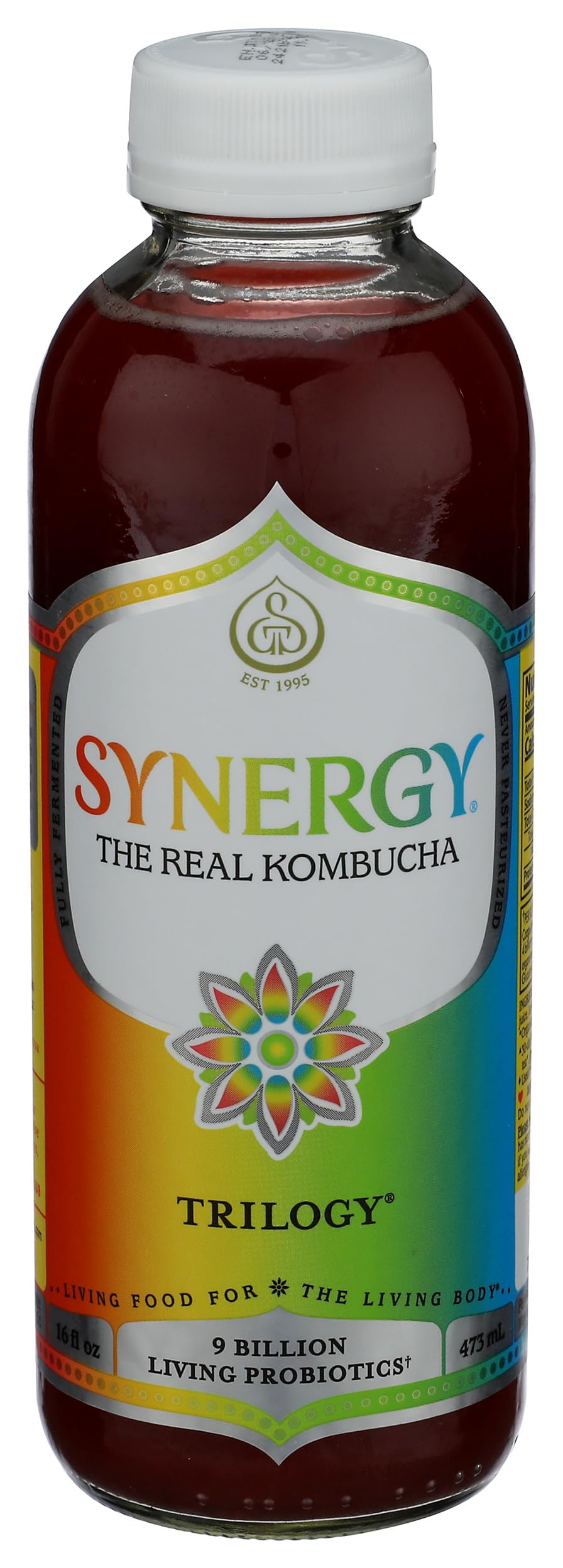 GTS Living Foods Trilogy Enlightened Kombucha, 16 FZ