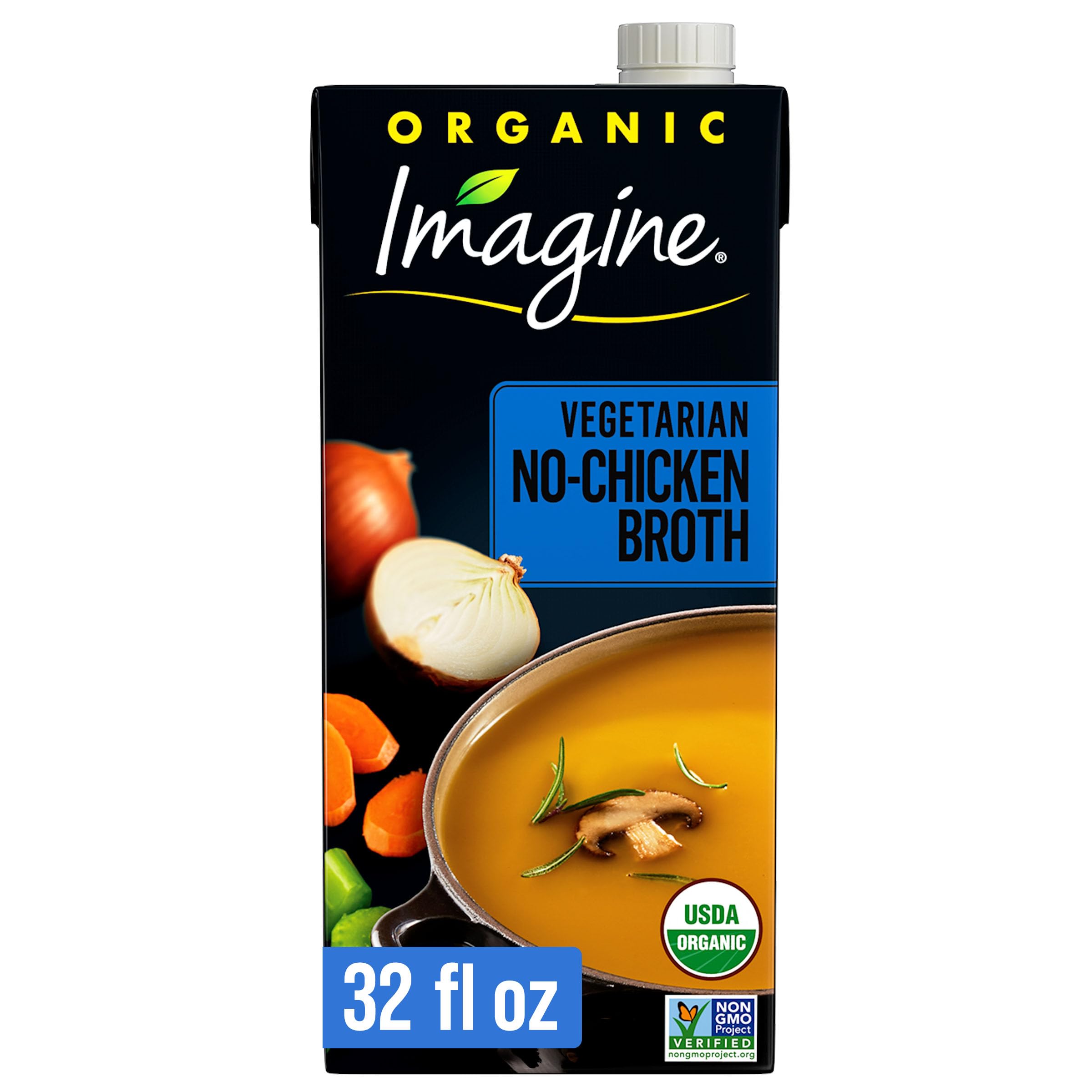 Imagine Organic No Chicken Broth, 32 Oz
