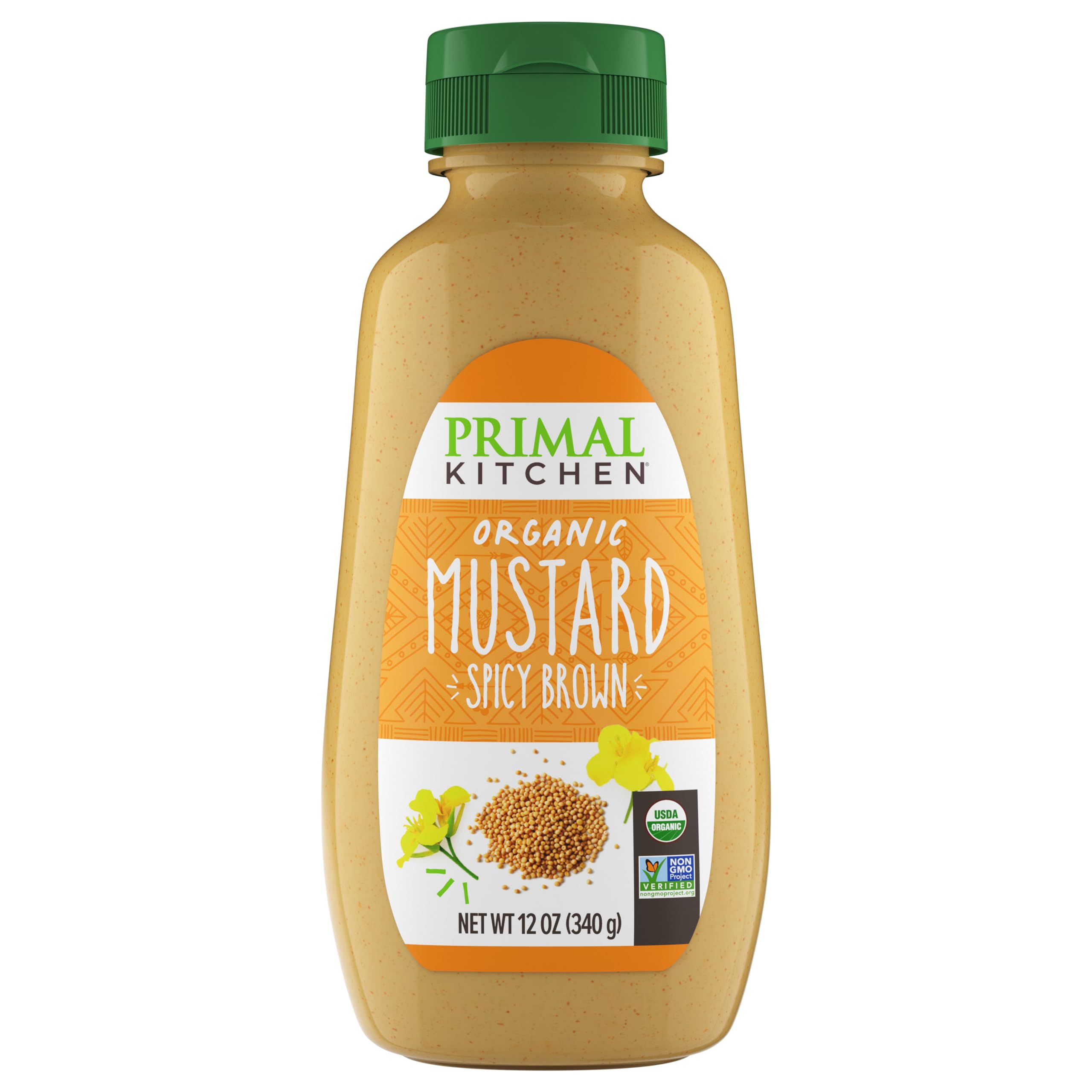 Primal Kitchen Spicy Brown Mustard, 12 oz