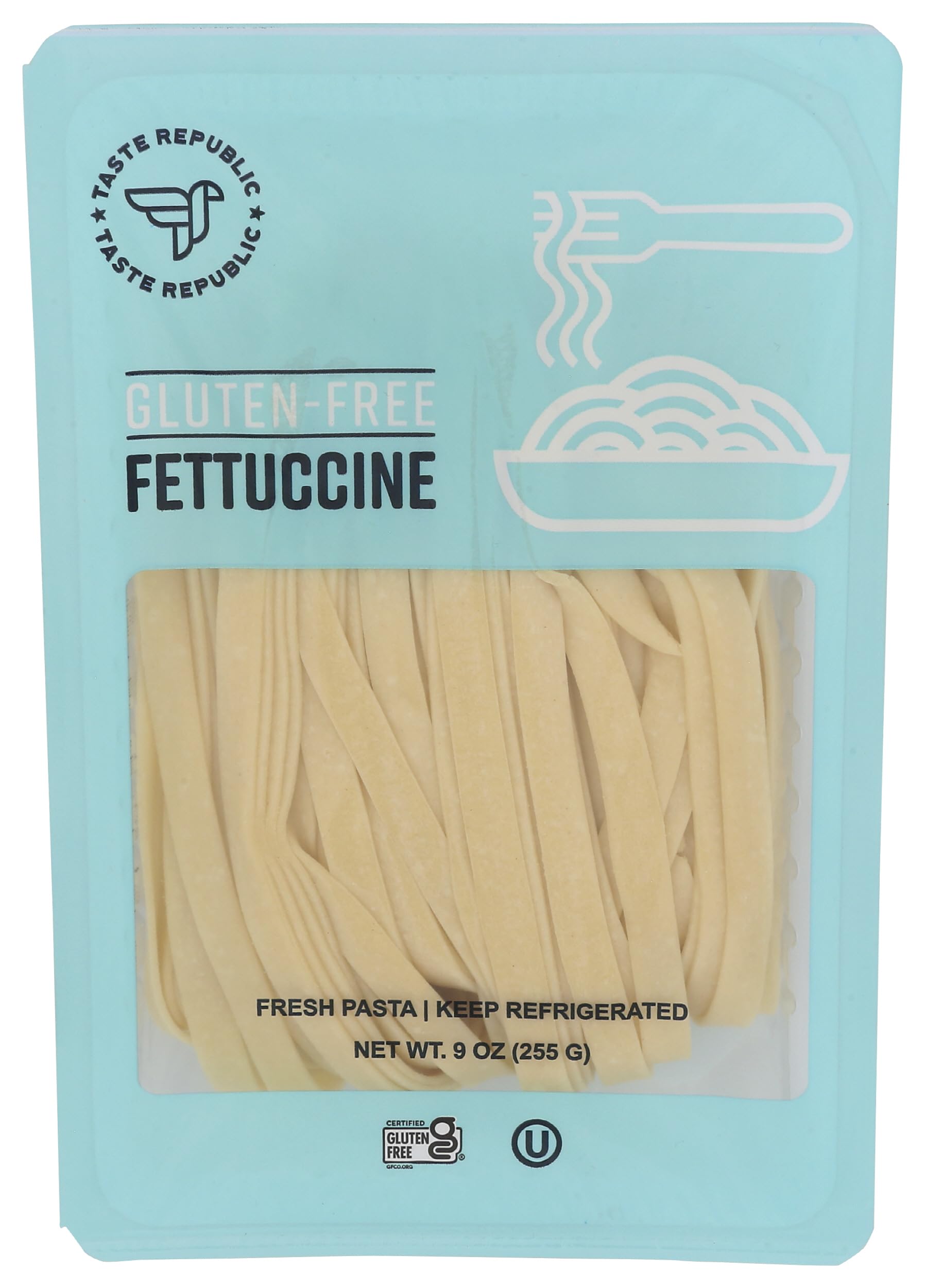 Gluten-Free Pasta, Fettuccine, Fresh Brown Rice Noodles Cook in Just 3 Minutes, 9 Ounce