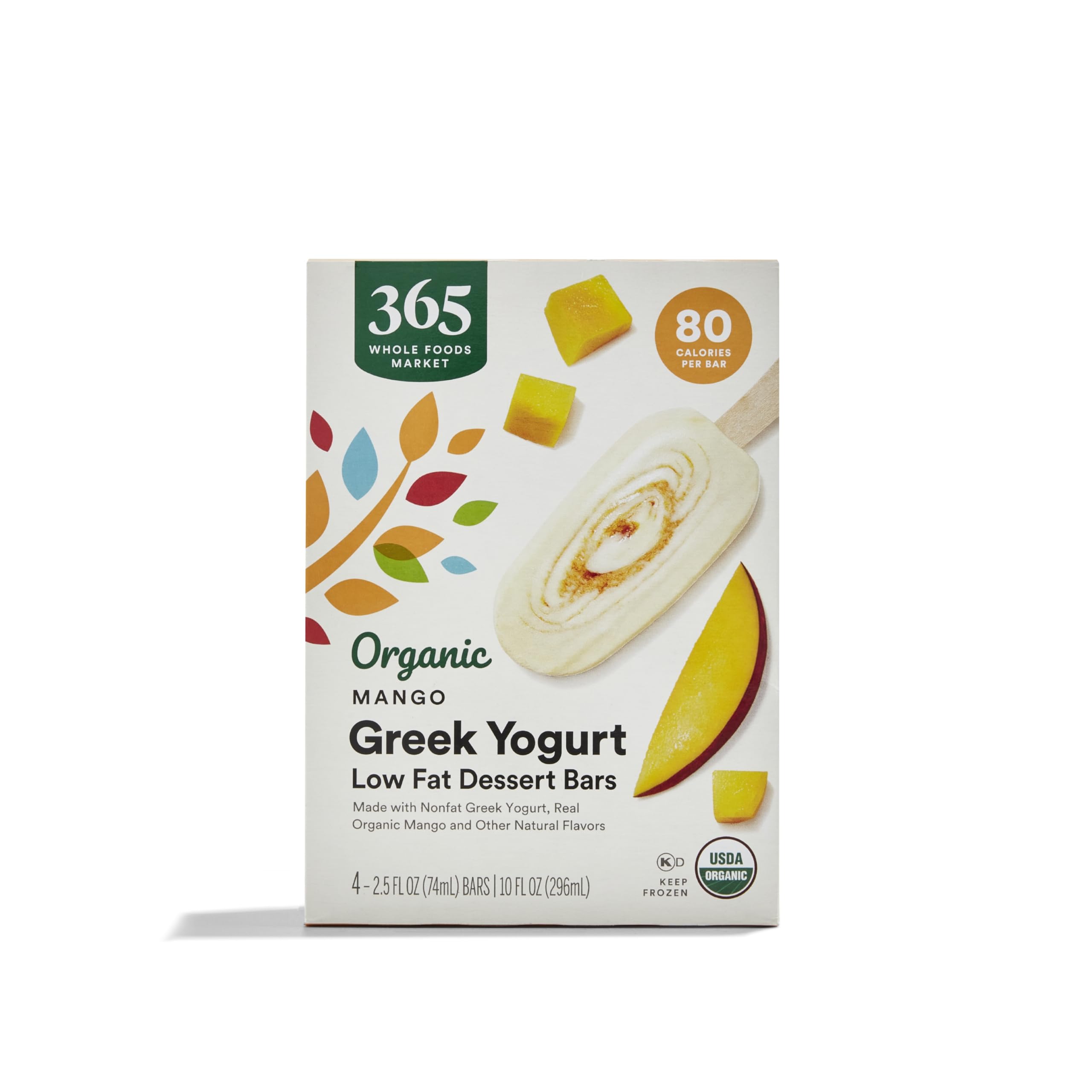 Greek Yogurt Bar, Mango, Organic, 10 Ounce