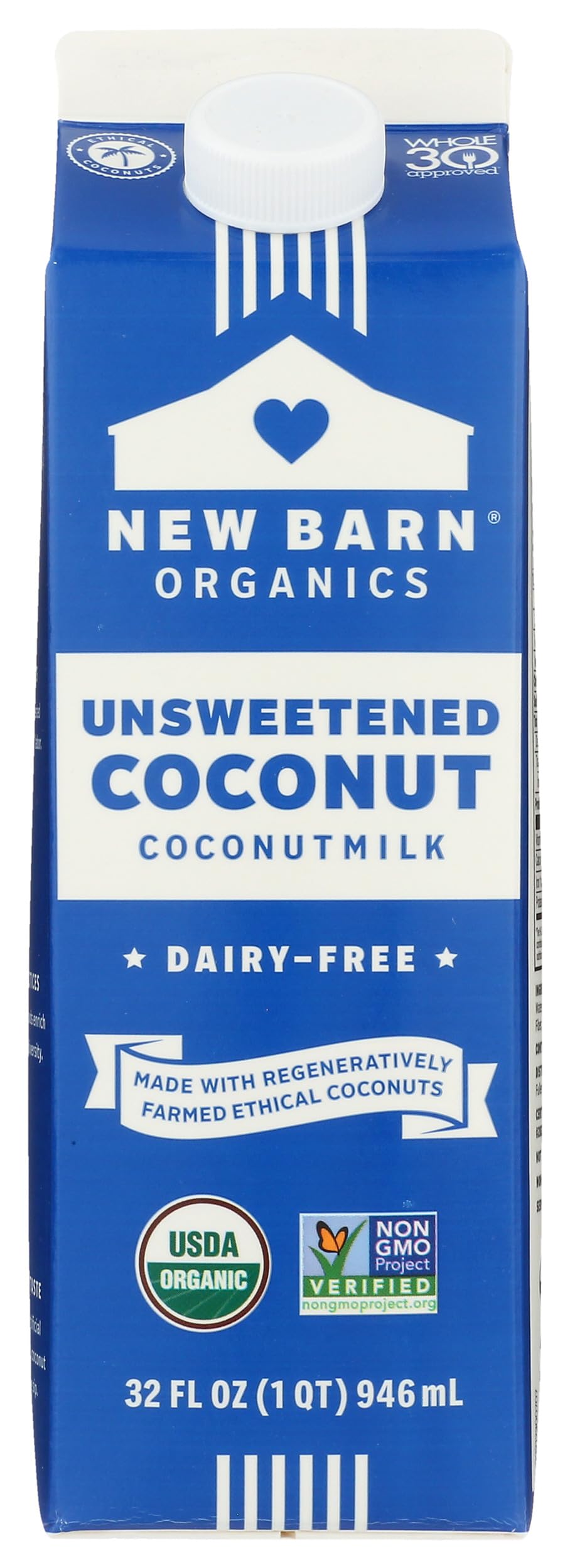 Coconut Milk Unsweetened Organic, 32 Fl Oz