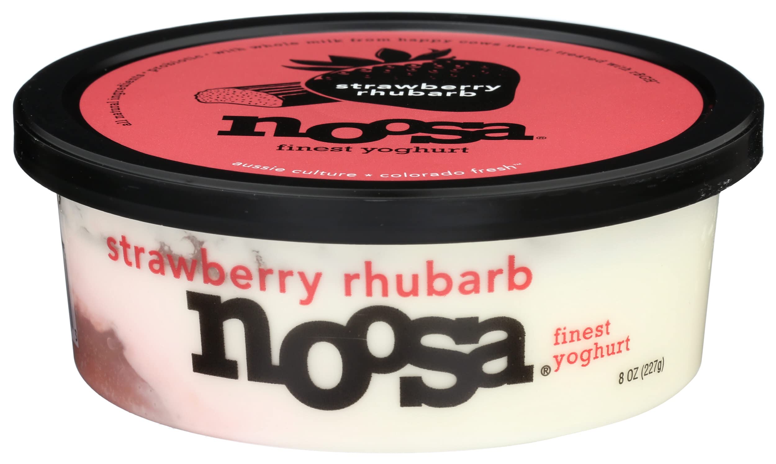 Strawberry Rhubarb Yoghurt, 8 Ounce