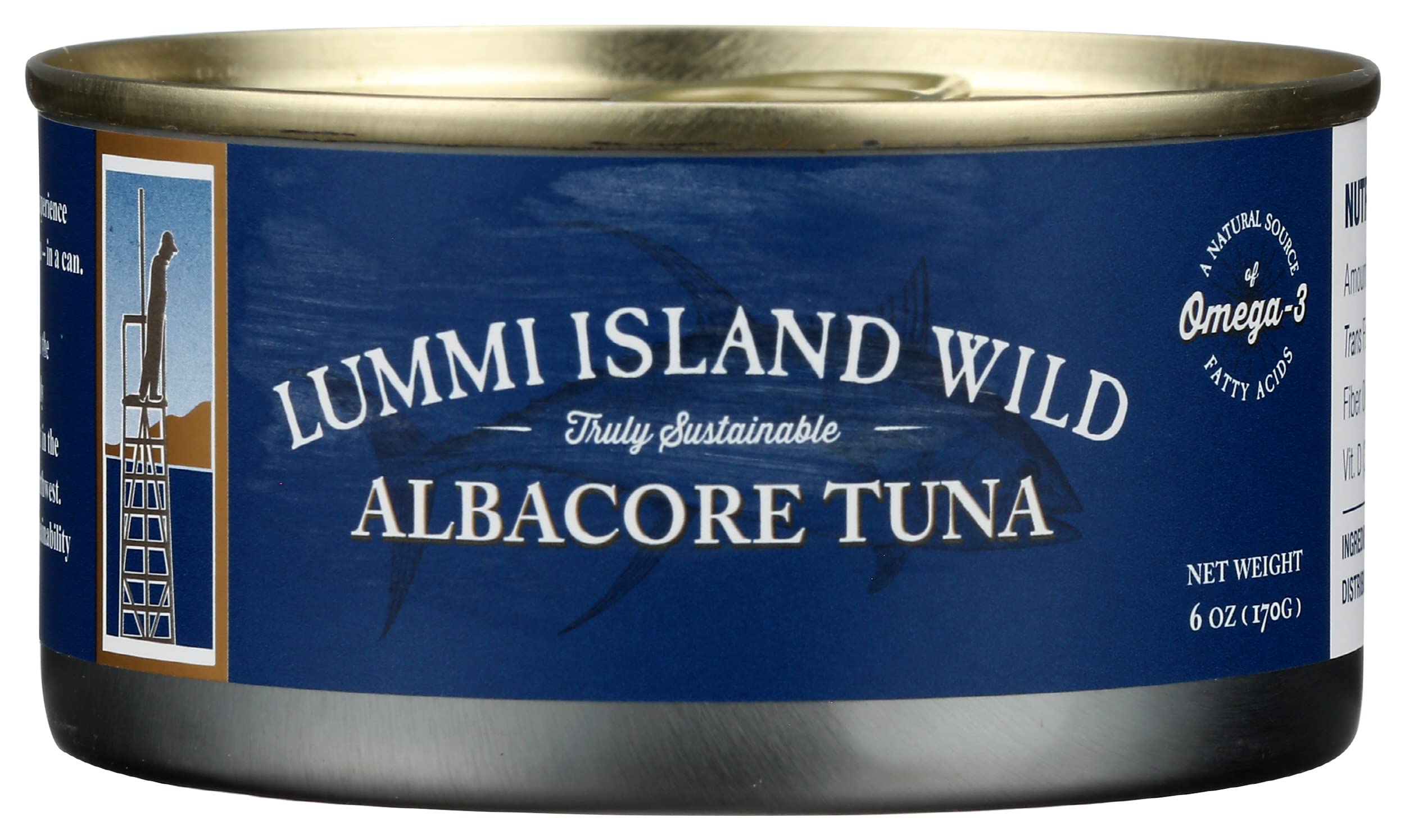 Tuna Wild Albacore Canned, 6 Ounce