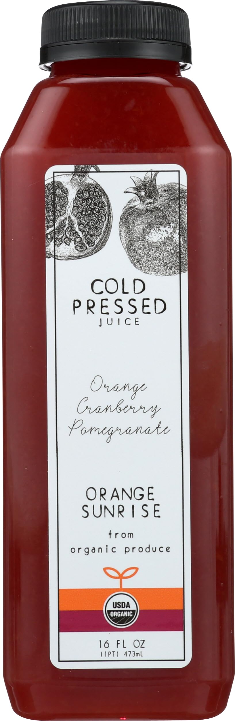 Orange Sunrise Organic Cold-Pressed Juice, 16 Fl Oz