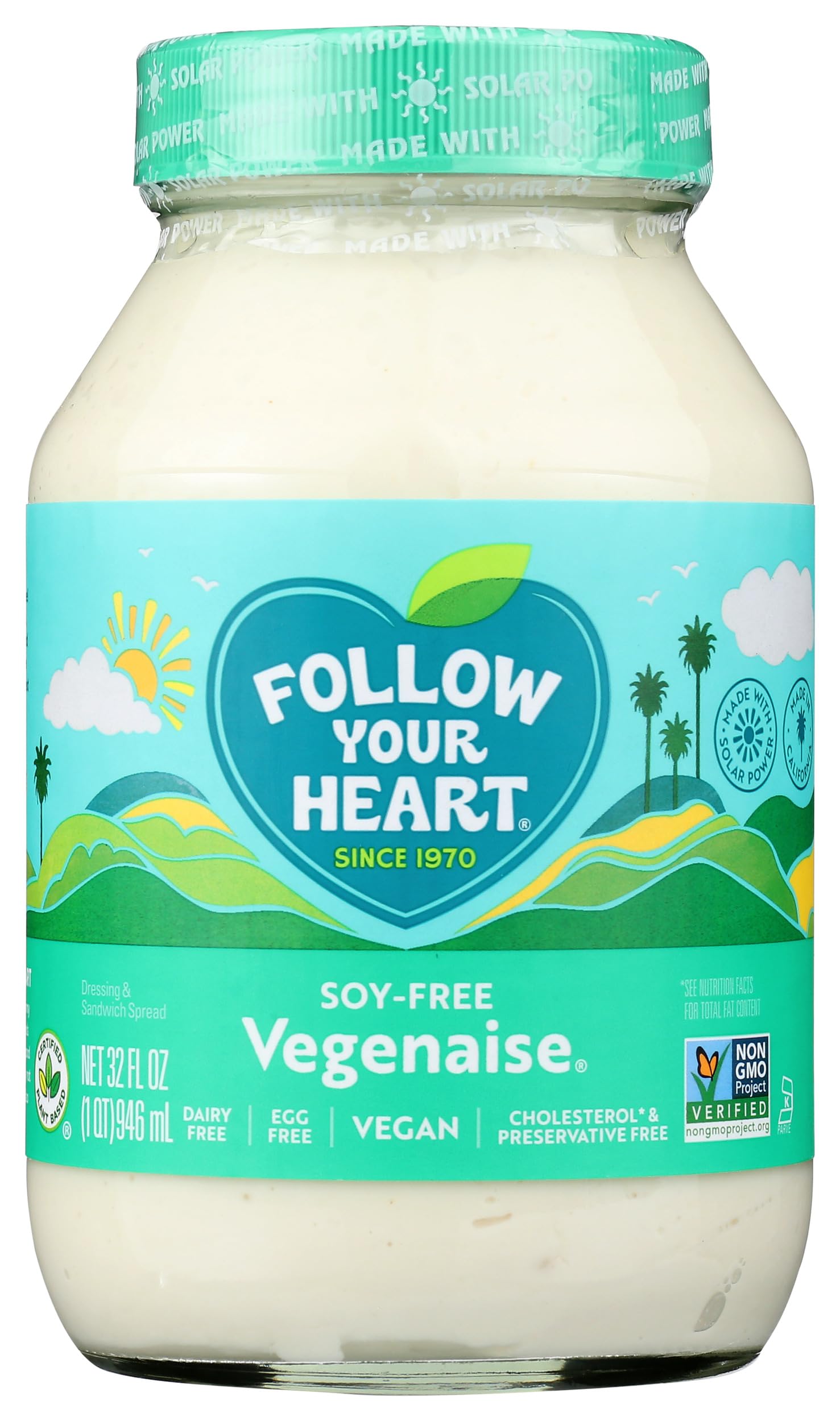 Follow Your Heart Soy Free Vegenaise, 32 FZ
