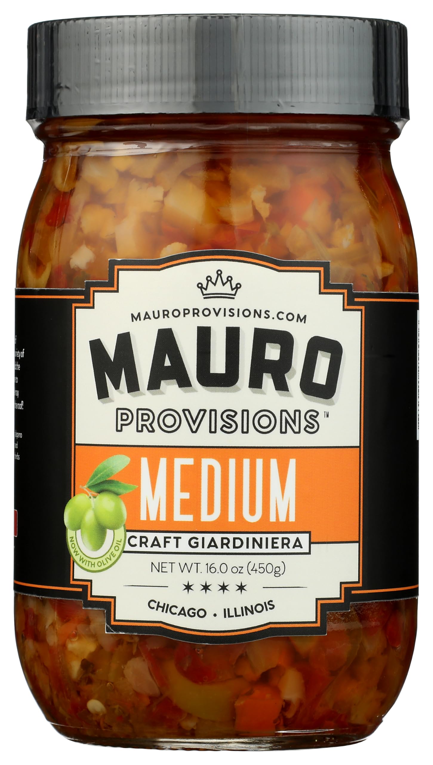 Mauro Provisions Medium Craft Giardiniera, 16 OZ