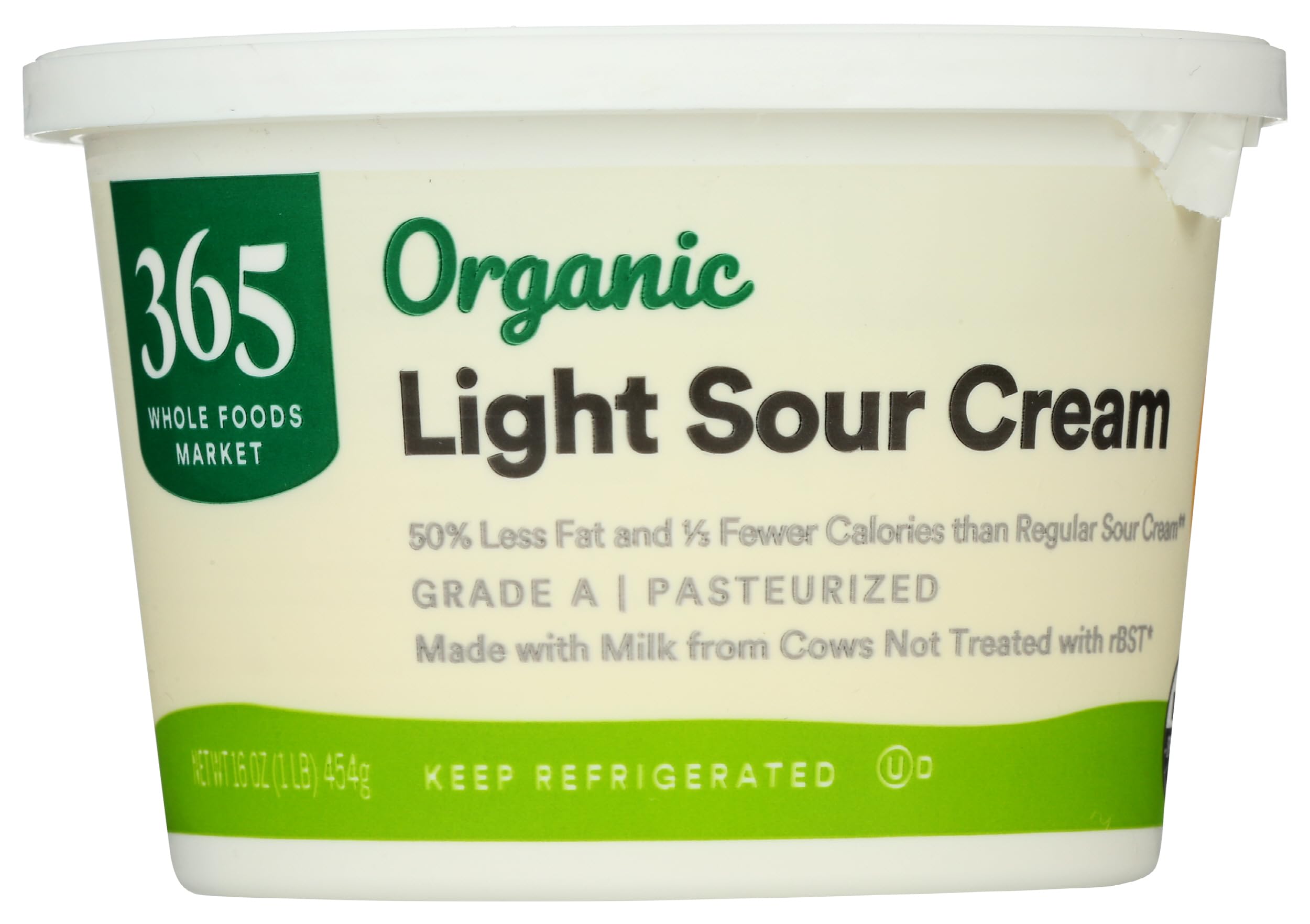 Organic Low-Fat Sour Cream, 16 oz